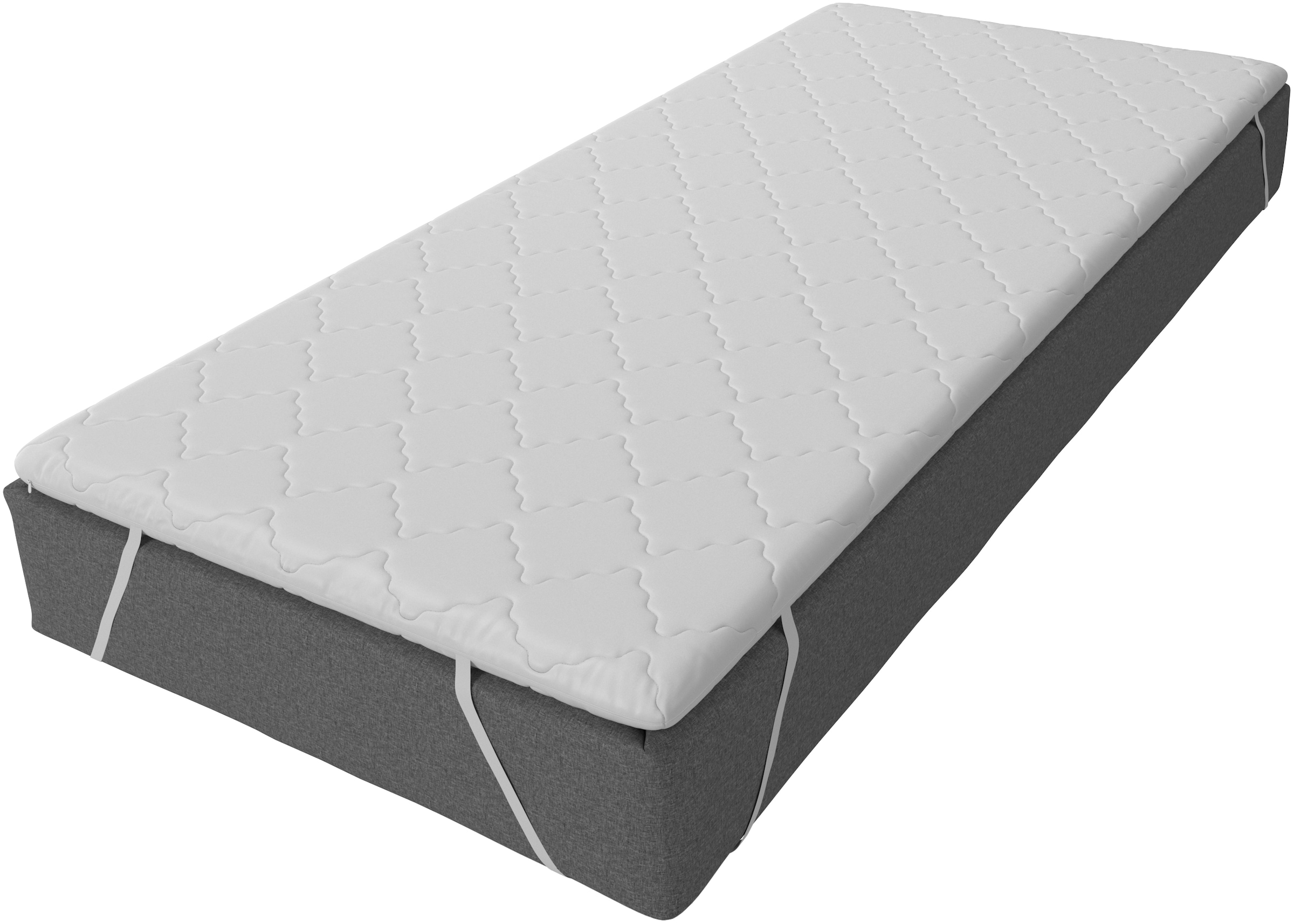 my home Topper »Isay, Topper 90x200, 140x200, 180x200 cm« Matratze, Boxspringbett, Allergiker geeignet (Hausstauballergiker)