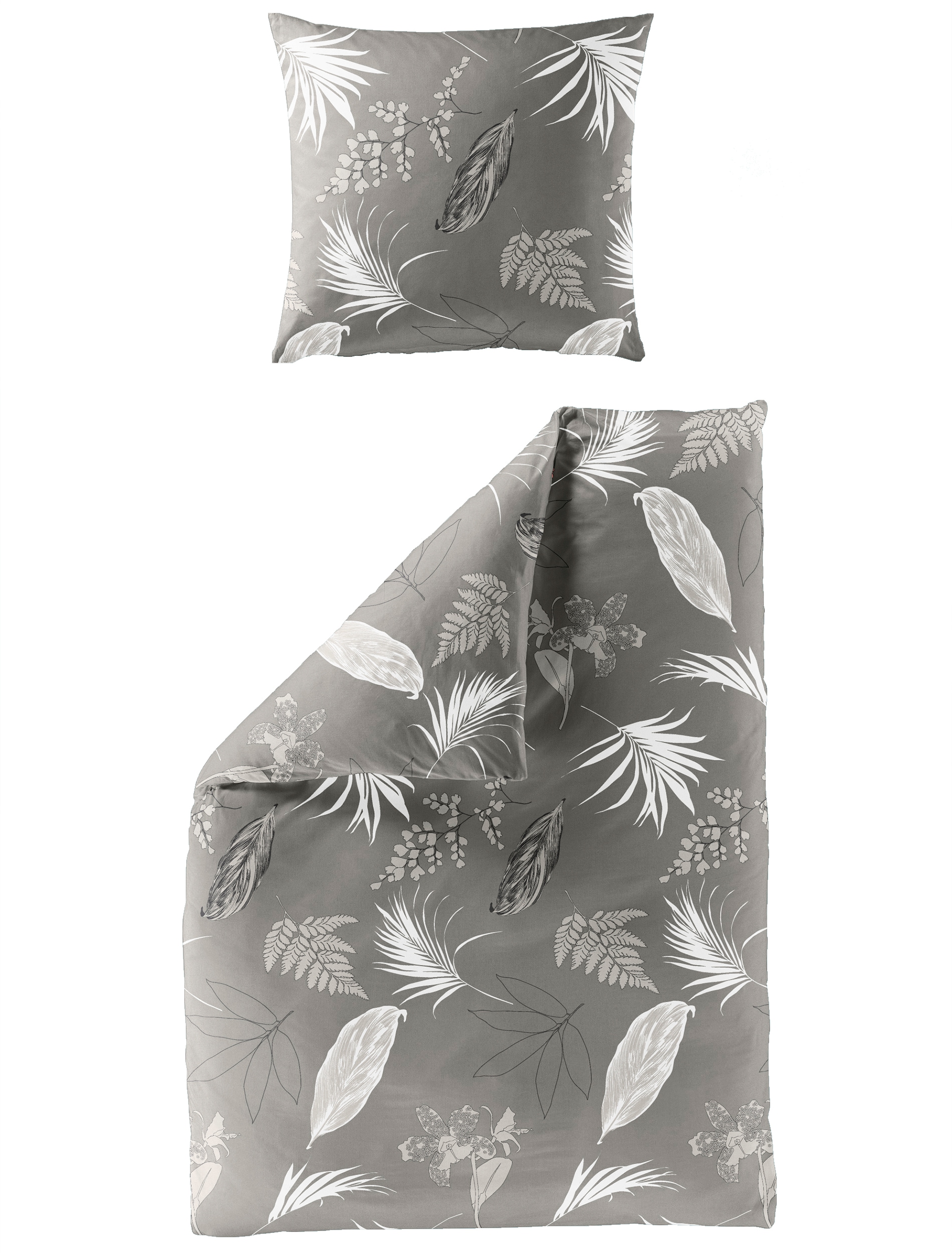 BIERBAUM Bettwäsche »3948« 2 Stk. tlg. Mako-Satin, 100 % Baumwolle, pflegel günstig online kaufen