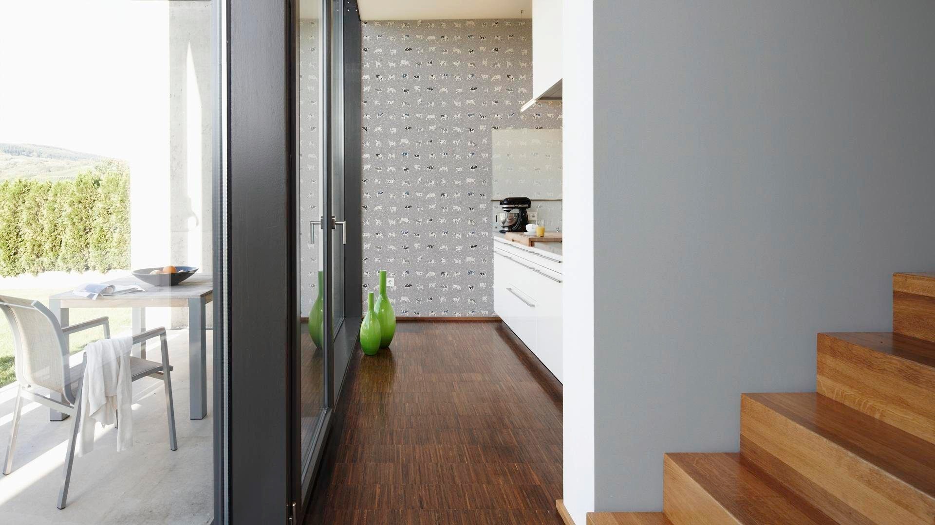 living walls Vliestapete »Boys & Girls« einfarbig | uni | unifarben leicht strukturiert Uni Tapete einfarbig Tapeten Wohnzimmer Schlafzimmer Küche Flur Design