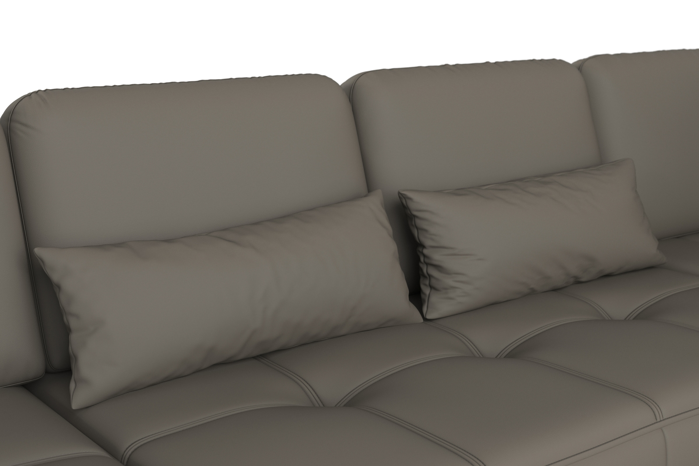sit&more Wohnlandschaft »Bendigo U-Form«, inklusive Sitztiefenverstellung, Bodenfreiheit 12 cm, in 2 Fußfarben