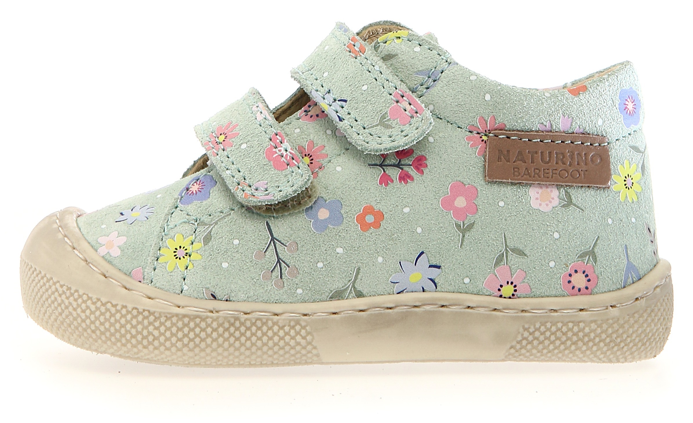Naturino Barfußschuh »BAREFOOT AMUR VL PR«, Kindergartenschuh mit Print, Größenschablone zum Download