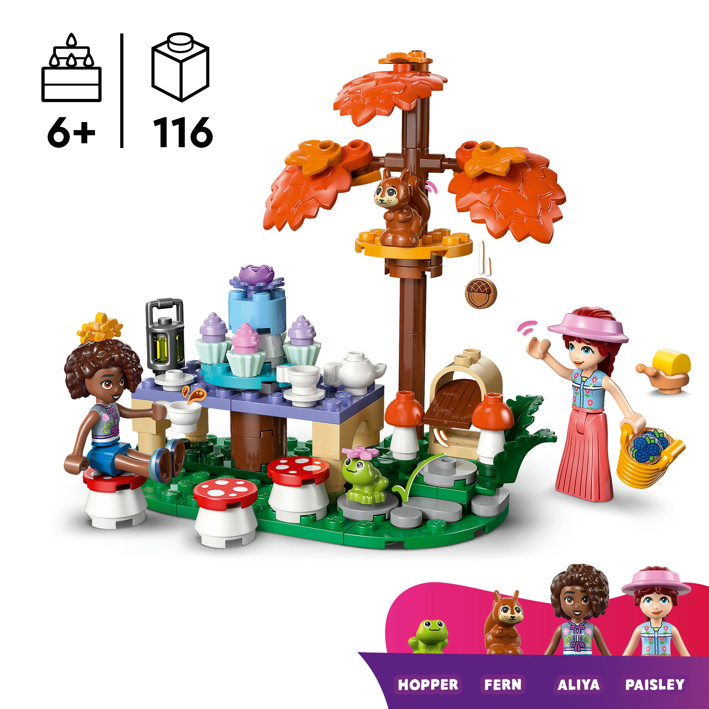 LEGO® Konstruktionsspielsteine »Teeparty im Wald (42690), LEGO Friends« Made in Europe