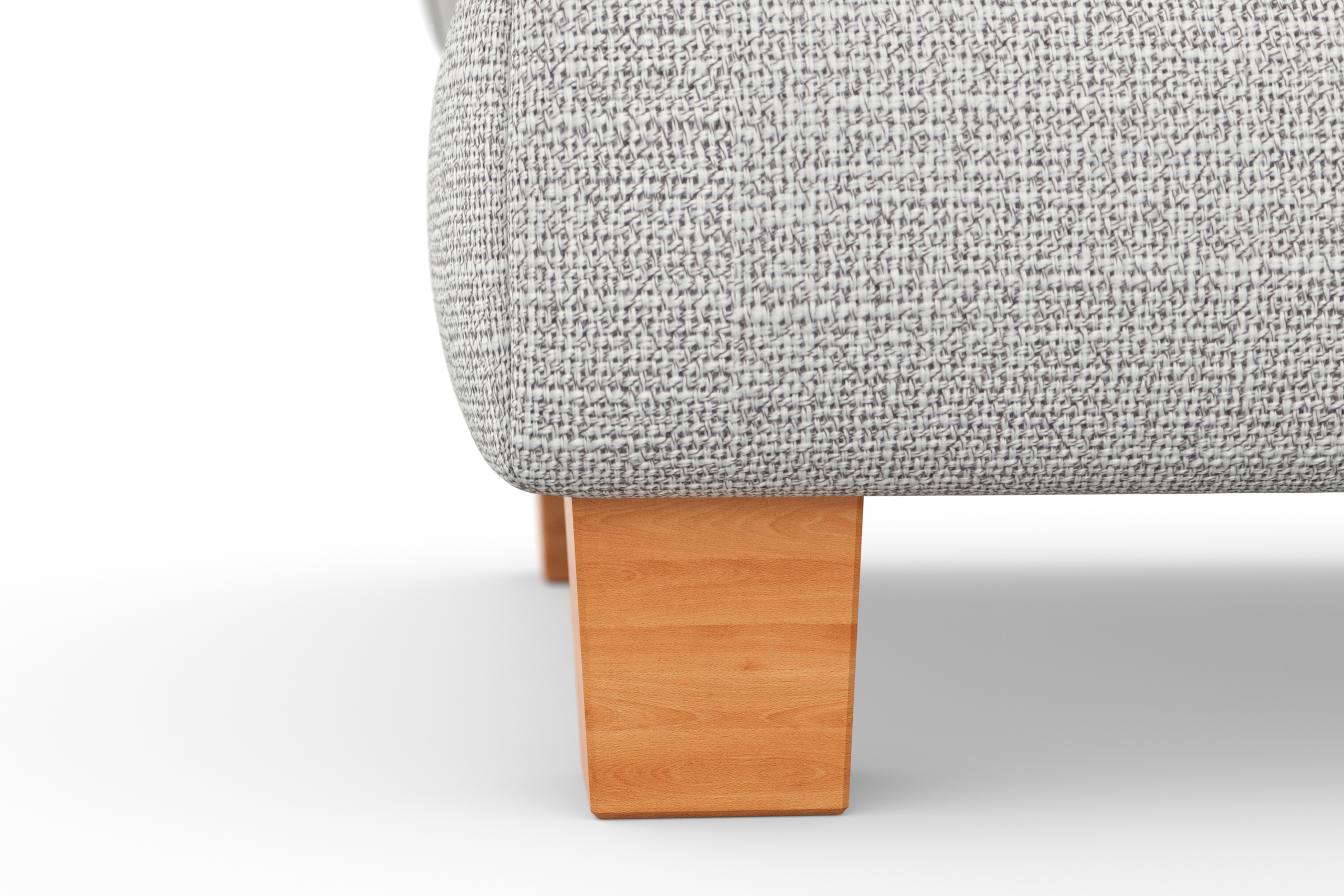 sit&more Polsterhocker »Dundee« mit Klappfunktion, Federkern und hochwertigen Massivholzfüßen