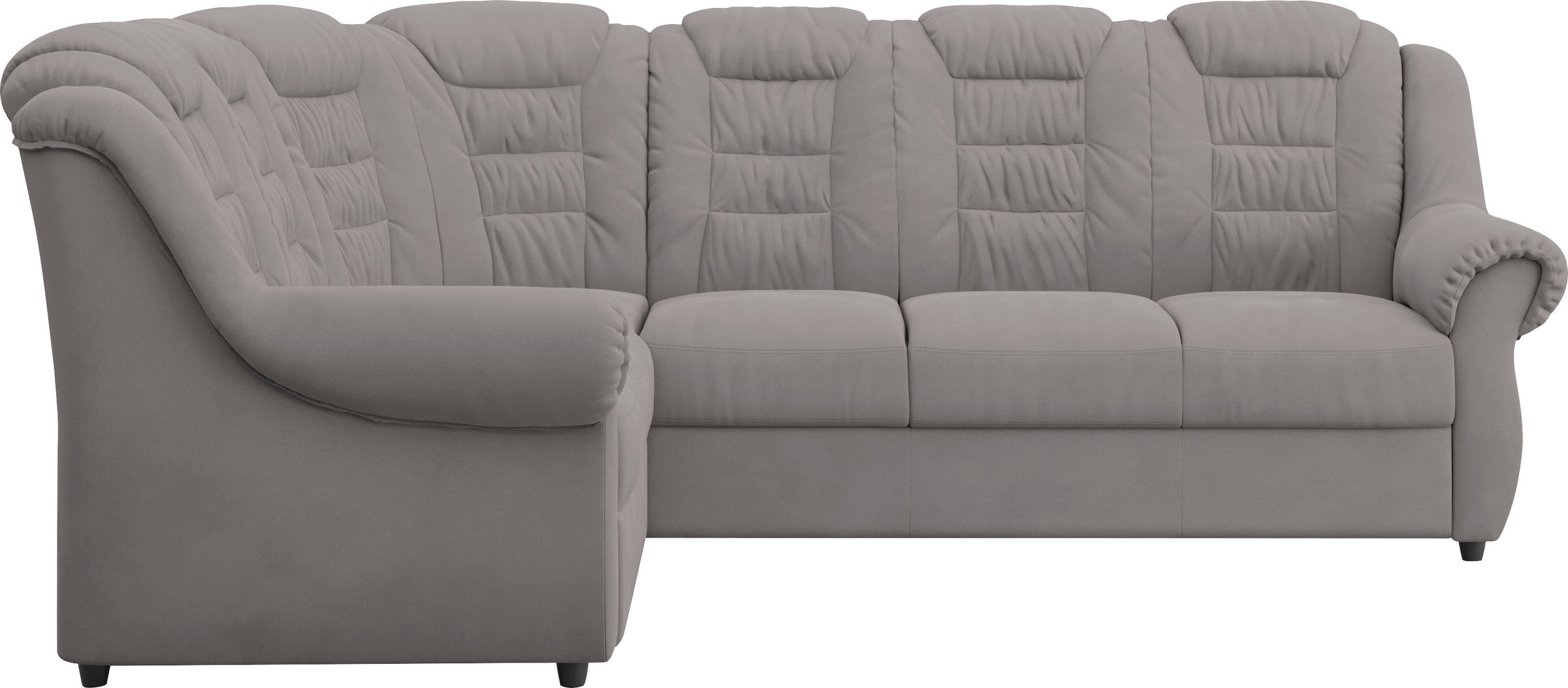 Home affaire Ecksofa »Boston L-Form«, mit hoher Rückenlehne, optional mit Bettfunktion und Stauraum