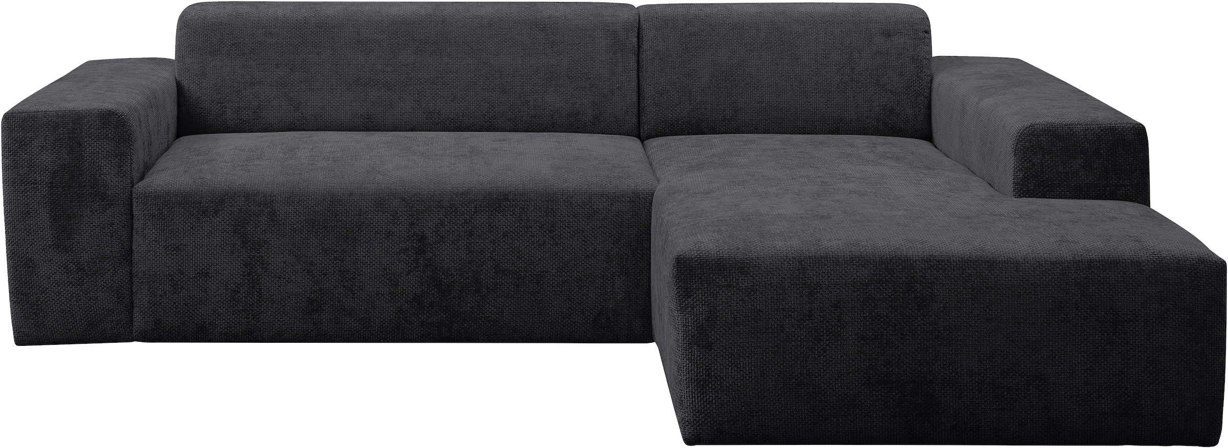 WERK2 Ecksofa »Zeus-L modern und zeitlos, Breite 253cm, bequemes Sofa«, Curvy Trend Ecksofa mit urbaner Optik
