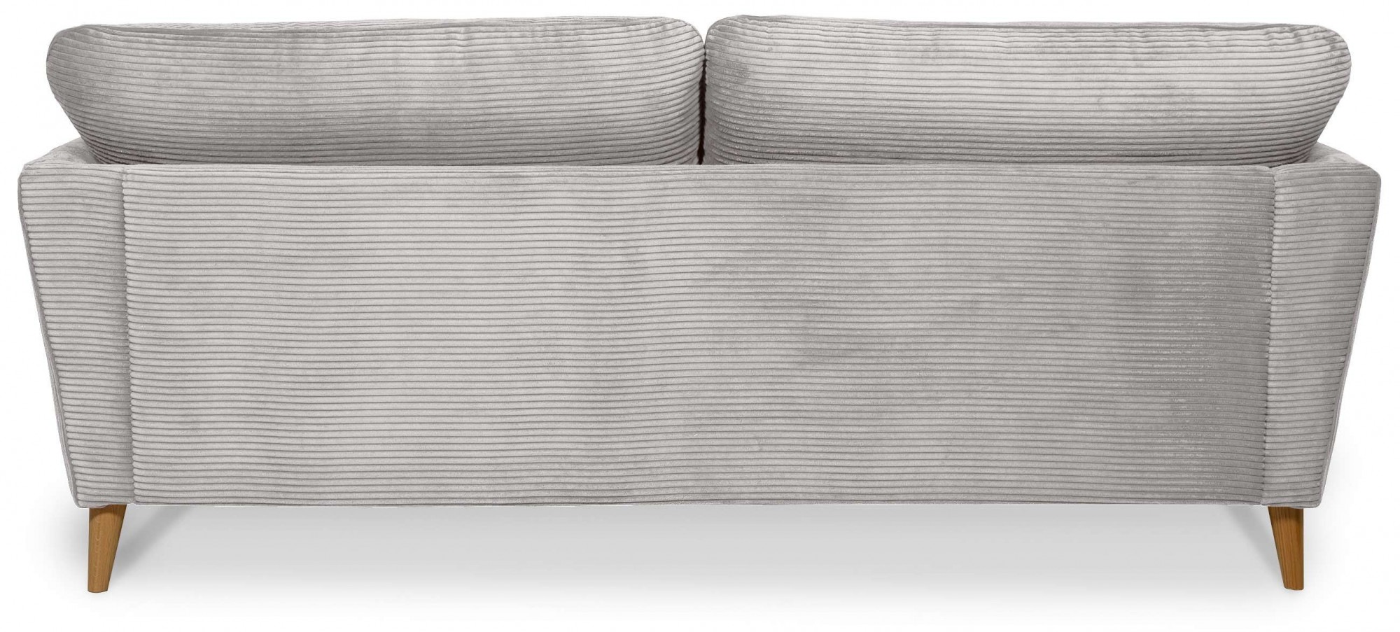 Home affaire 3-Sitzer »MARSEILLE 3er Sofa 206 cm, Cord, Flachgewebe, Struktur, Webstoff«, Massivholzbeine Eiche, Landhausstil, Wellenunterfederung