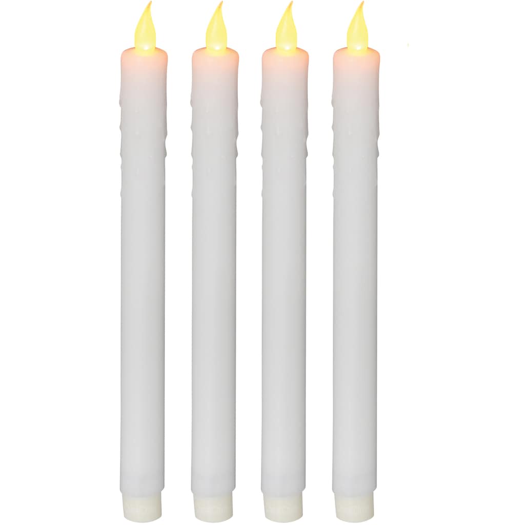 näve LED-Kerze »"Candle", weiß, aus Echtwachs, Weihnachtsdeko«