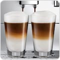 Melitta Kaffeevollautomat »Solo® & Perfect Milk E957-203, silber/schwarz«, Café crème&Espresso per One Touch, Milchsch&heiße Milch per Drehregler