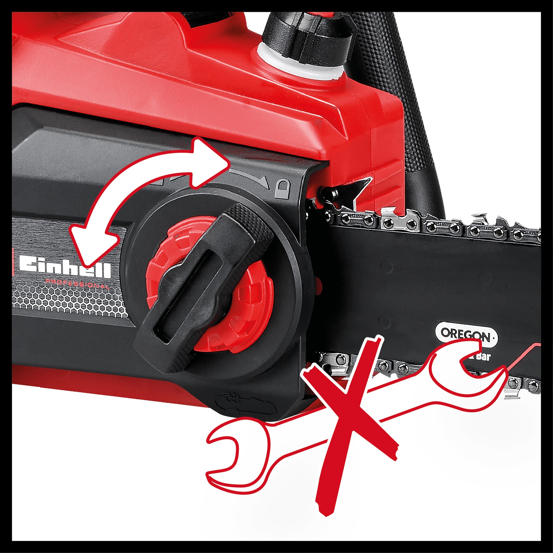 Einhell Akku-Kettensäge »»GP-LC 36/40 Li BL-Solo««, (bürstenloser Motor), ohne Akku, ohne Ladegerät