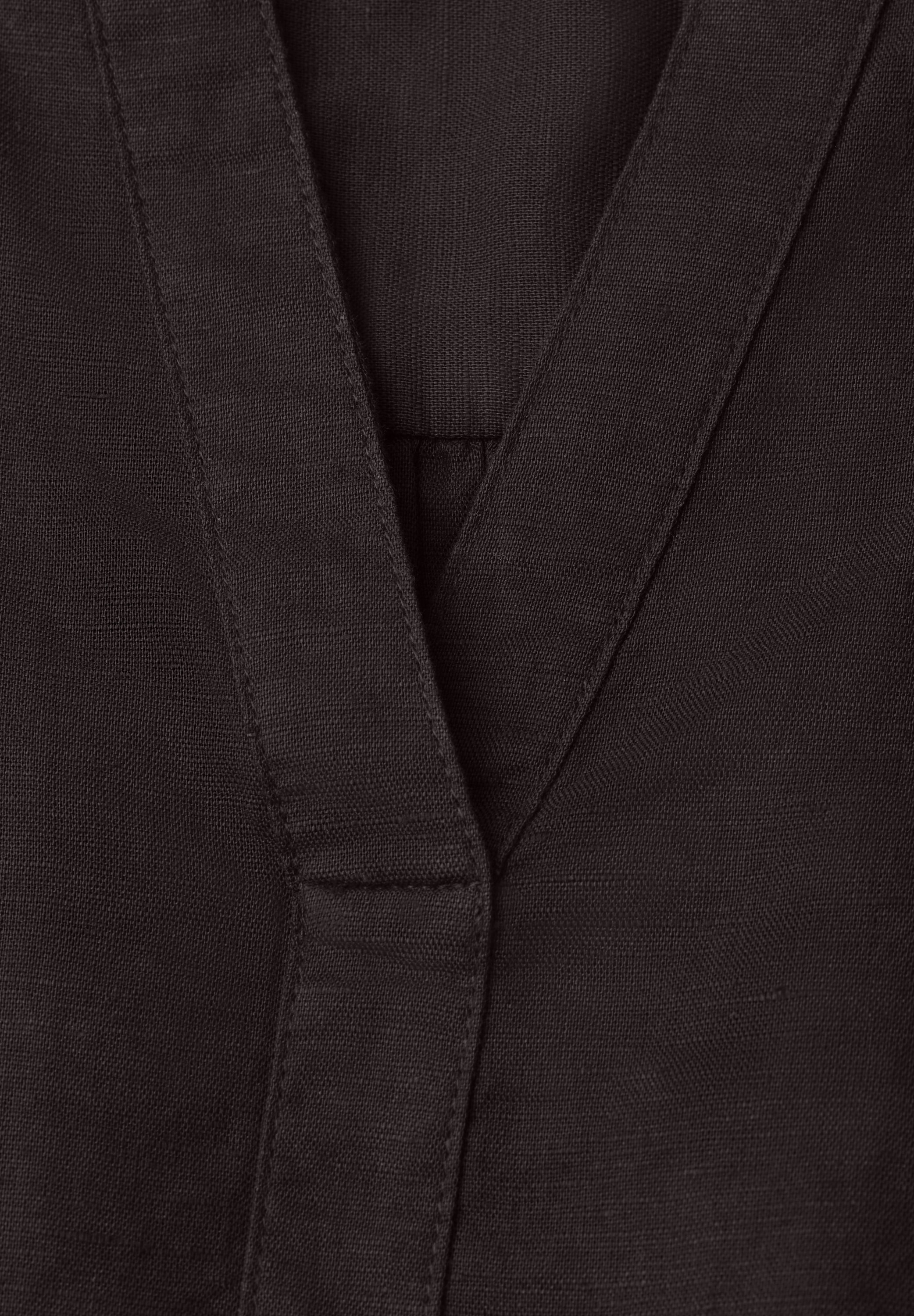 STREET ONE Klassische Bluse aus Leinenmix