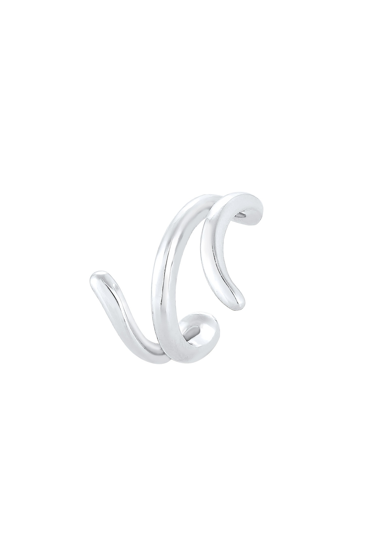 Elli Single-Ohrhaken »Earcuff Ohrklemme Welle 925er Silber«