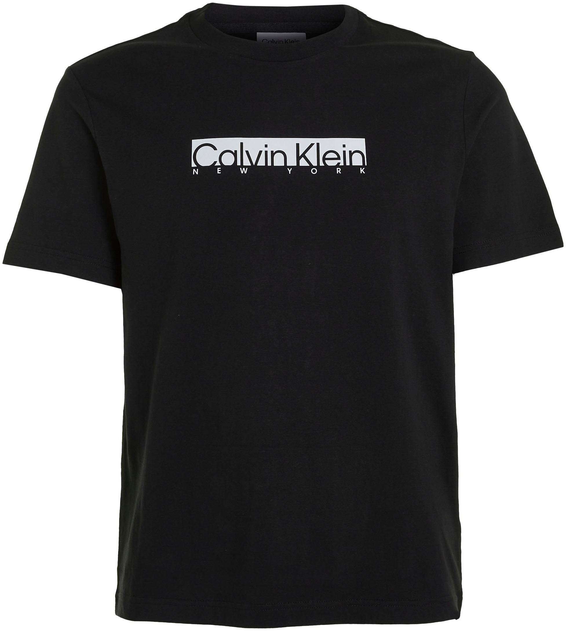 der Brust Logo Calvin kaufen mit auf Kurzarmshirt, Calvin Klein Klein online