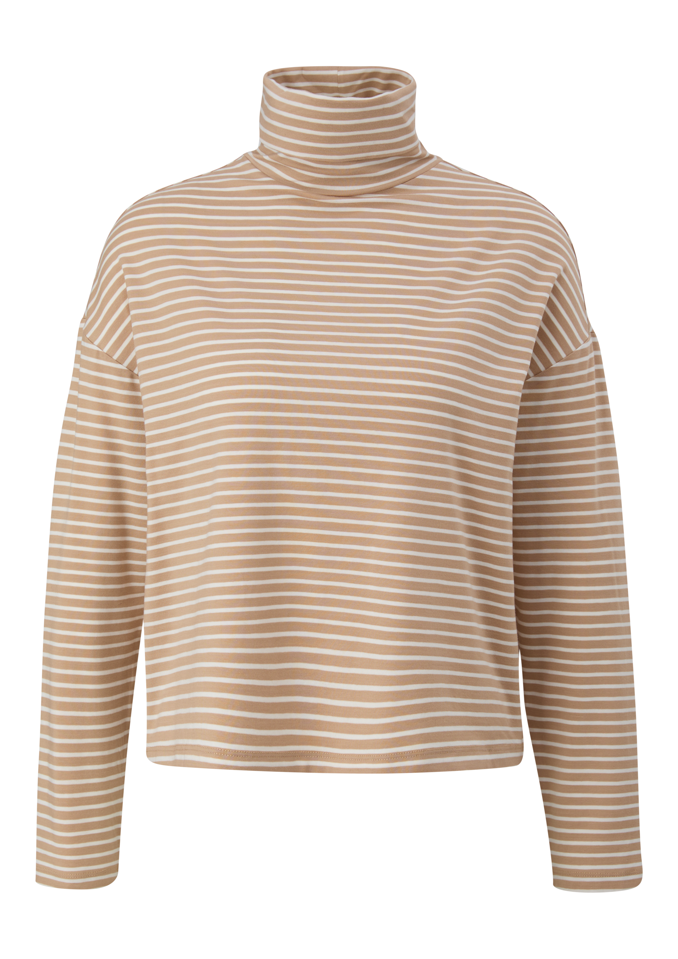 s.Oliver Rollkragenpullover, mit Streifenmuster