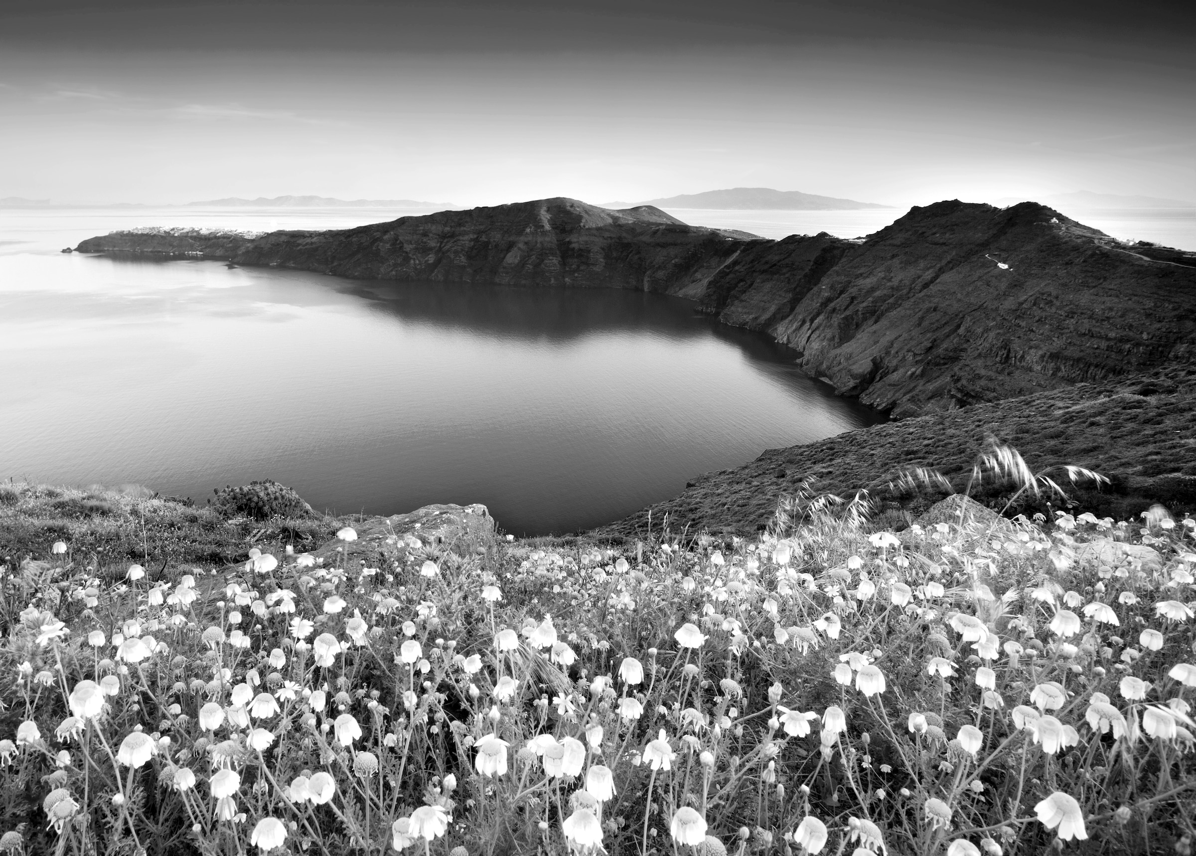 Papermoon Fototapete »Landschaft Schwarz & Weiß« günstig online kaufen