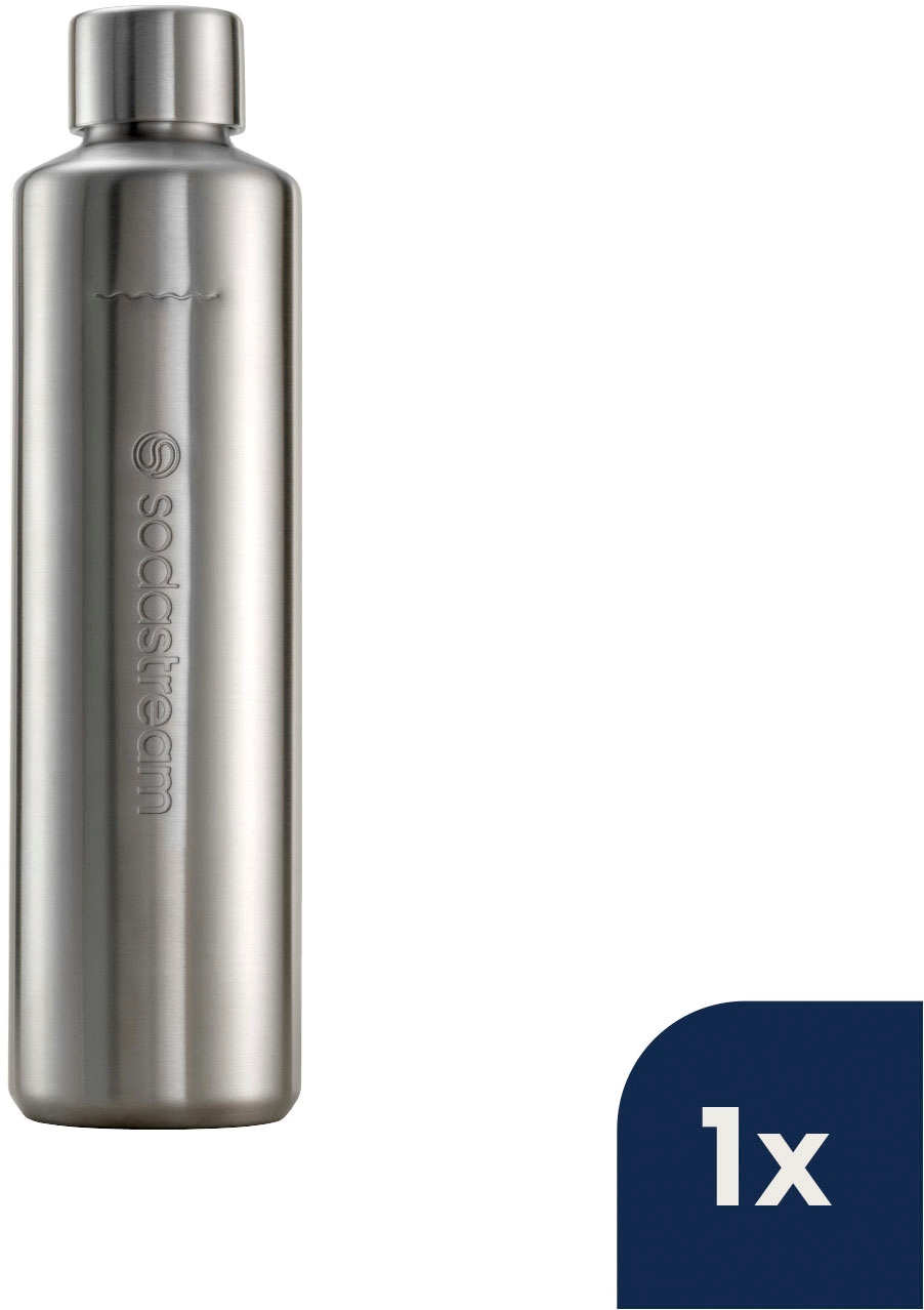 SodaStream Wassersprudler Flasche »Metallflasche DUO Thermic, 0,8 l«, (1 tlg.), Kapazität von 680 ml bis zur Fülllinie