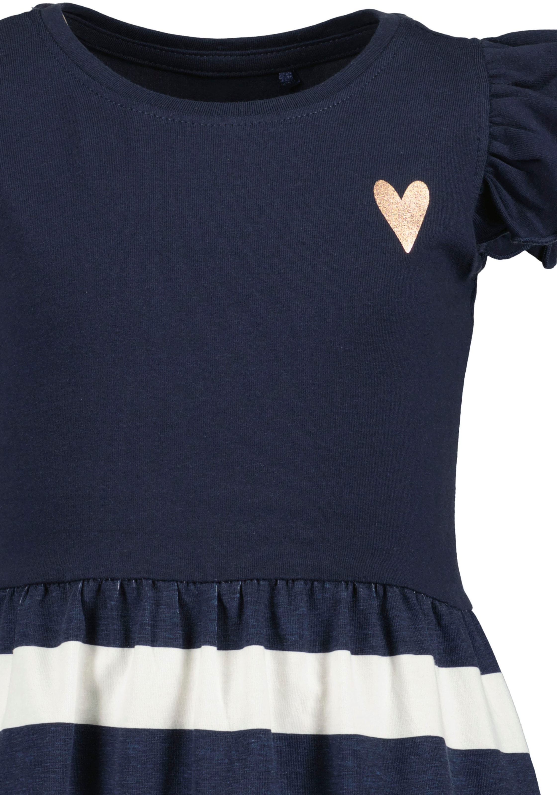 Blue Seven Sweatkleid 1 tlg. tlg. im maritimen Look