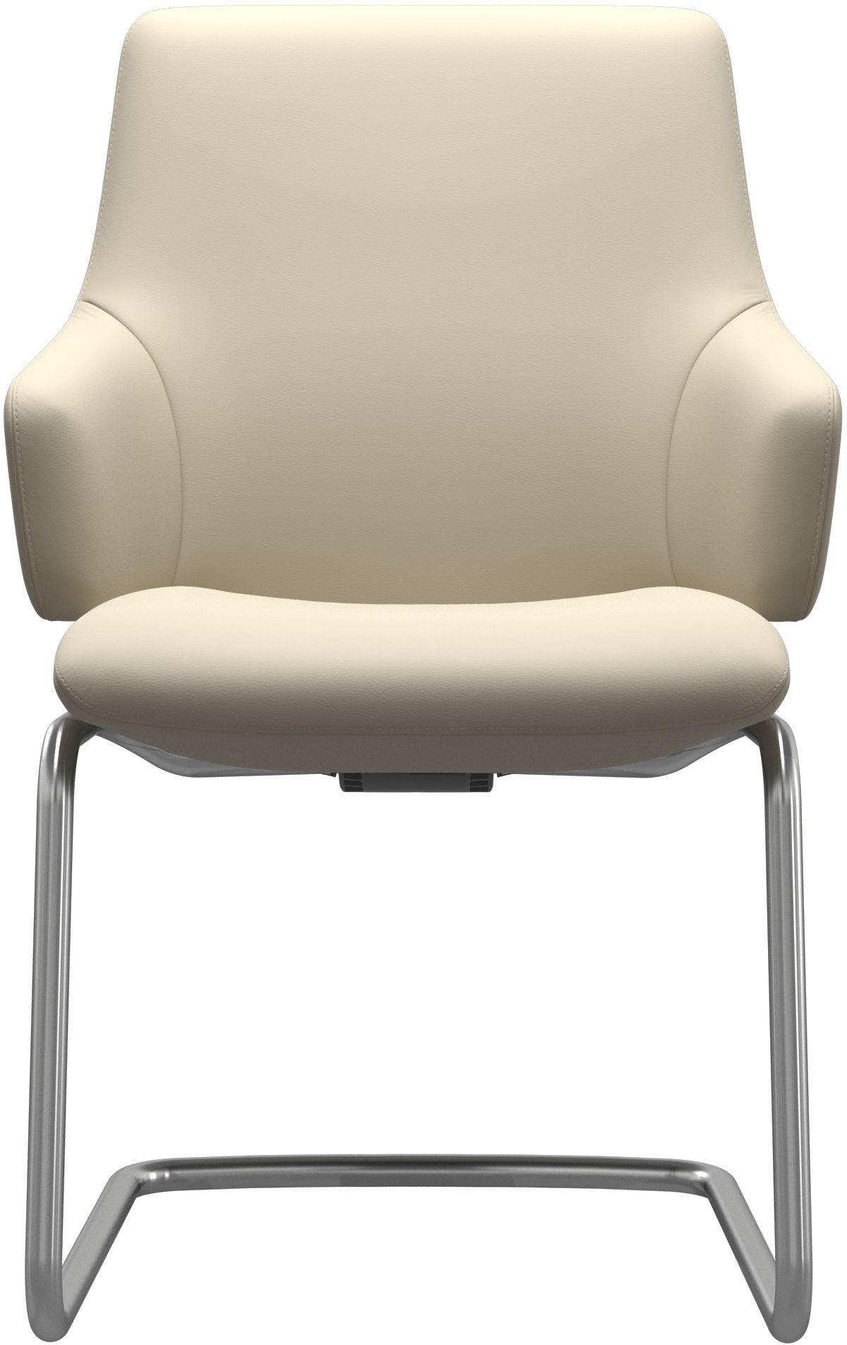 Stressless® Polsterstuhl »Laurel«, Leder BATICK, Low Back mit Armlehne, Größe L, mit Beinen aus Stahl in Schwarz matt
