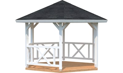 Palmako Holzpavillon »Betty«, BxT: 423x423 cm, weiß kaufen