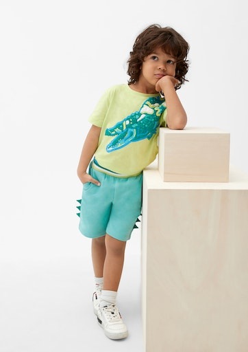 Bild von s.Oliver Junior Sweatshorts, mit gestreiftem Elastikbund