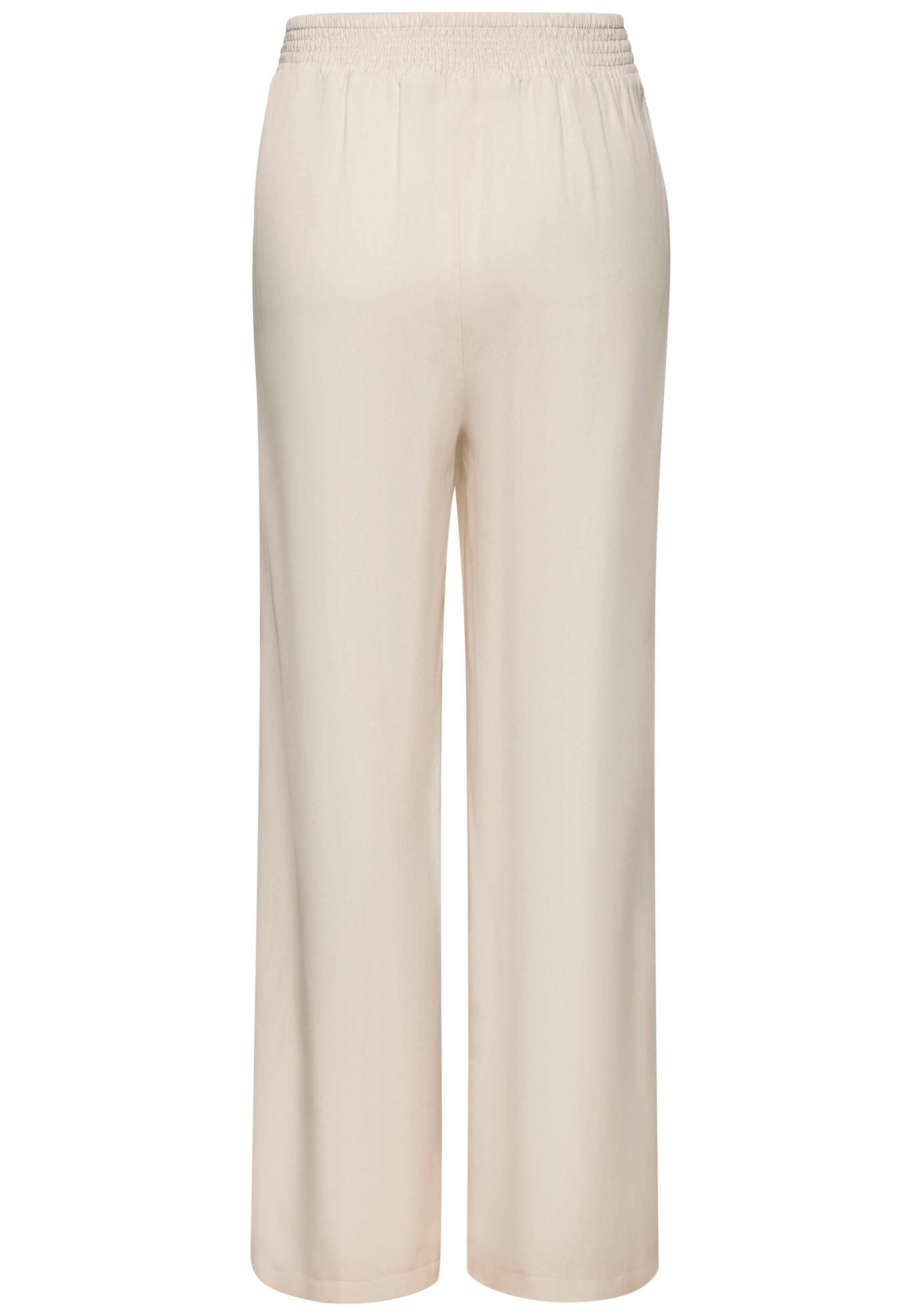 Vivance Palazzohose, mit Zierkette, Bundfaltenhosen, Schlupfhose, elegant