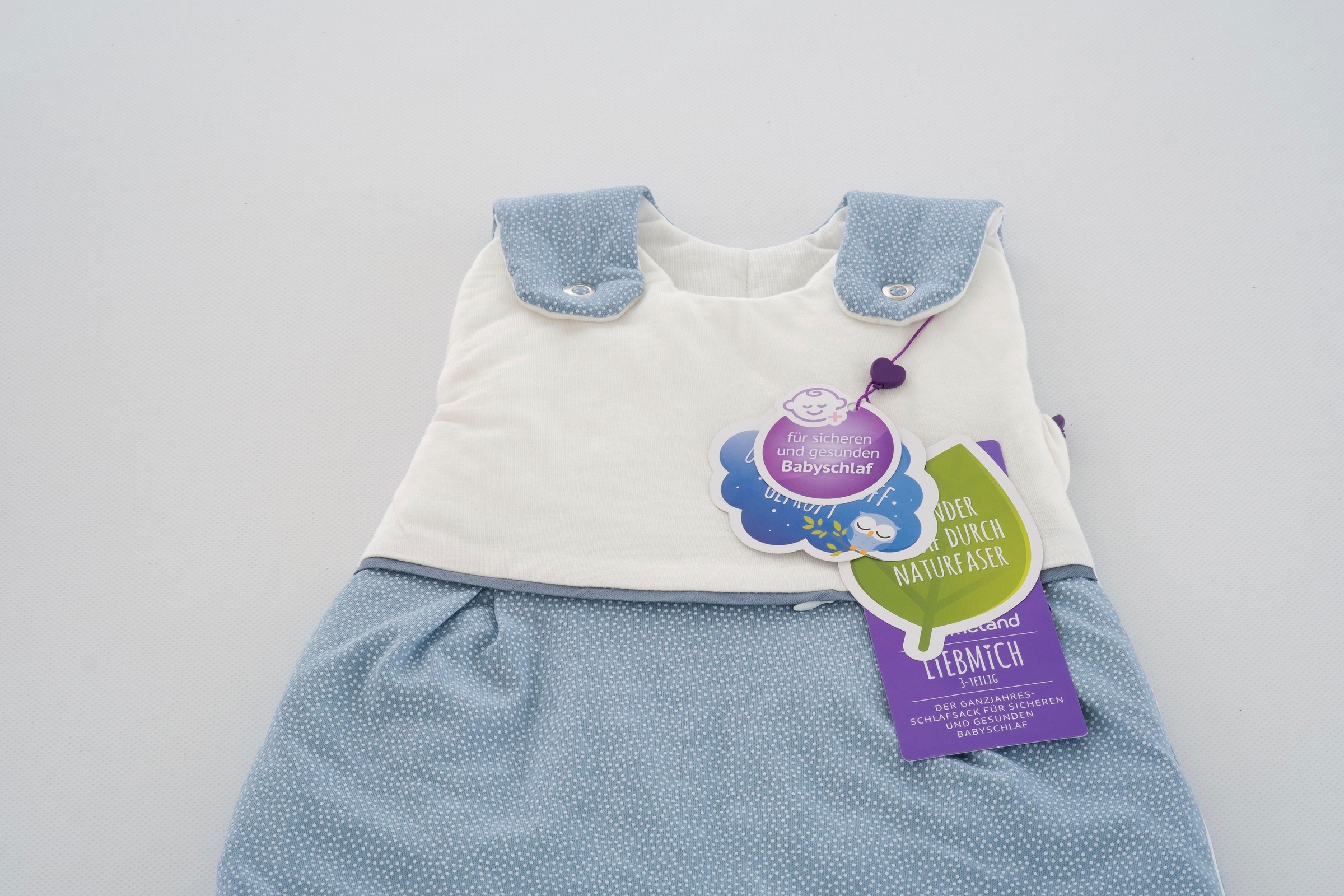 Träumeland Babyschlafsack »3 tlg Set LIEMBICH, Design Punkte«, (2 tlg.)