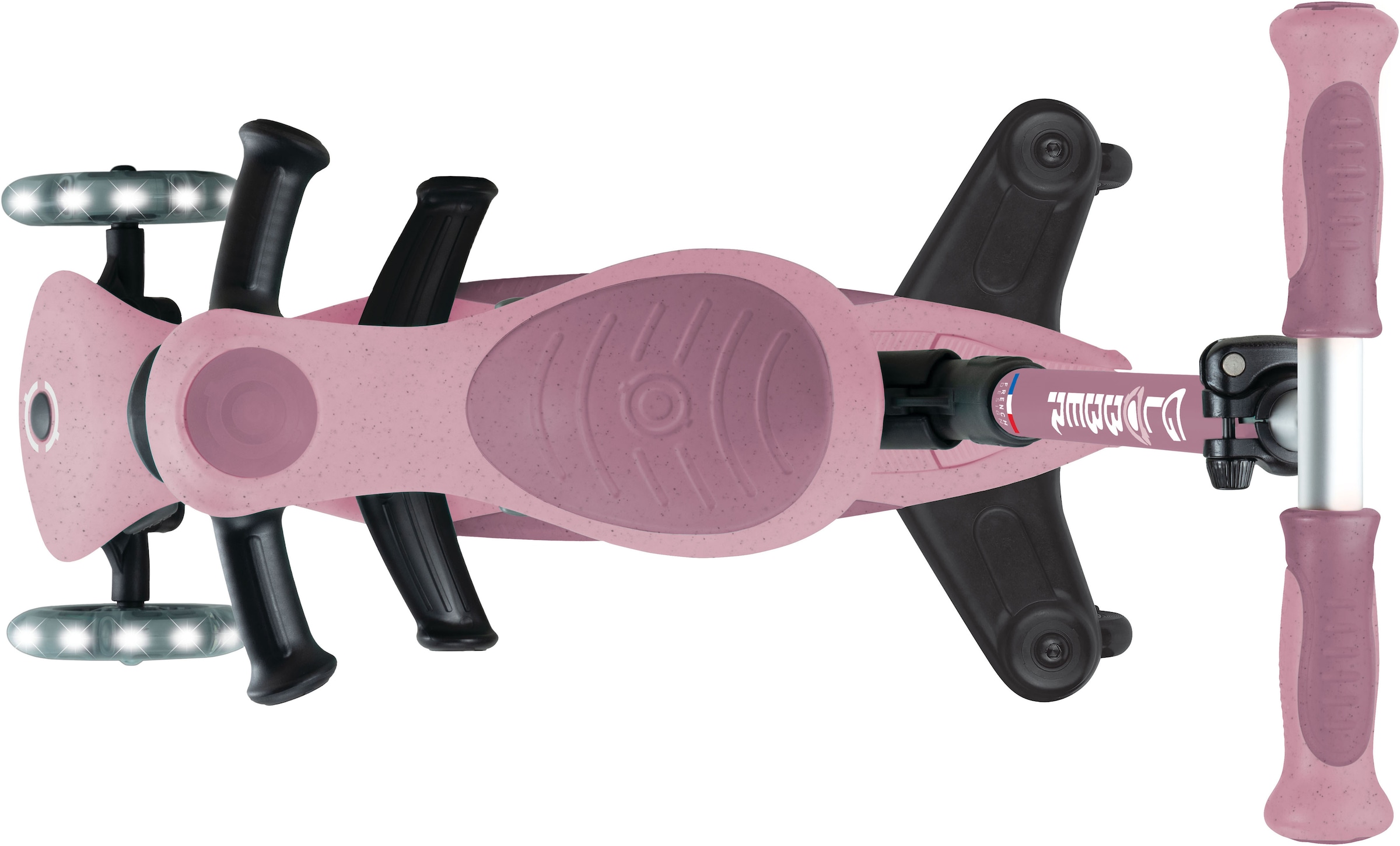 Globber Tretroller »GO-UP DELUXE LIGHTS ECO 360, mit Leuchtrollen«