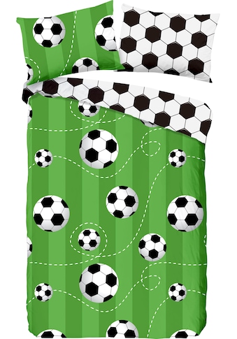 good morning Kinderbettwäsche »Soccer«, (2 tlg.), 100% Baumwolle kaufen