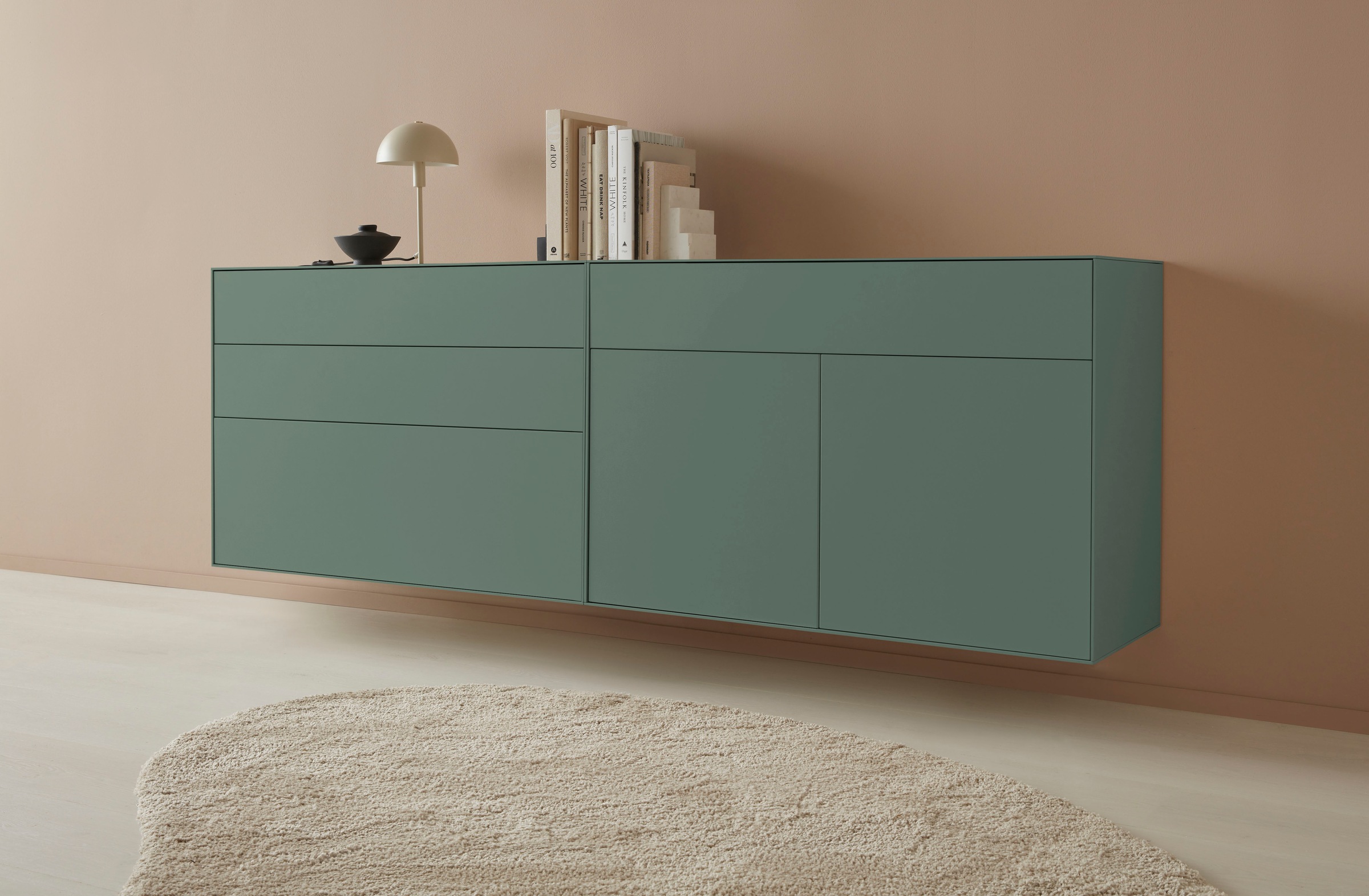 LeGer Home by Lena Gercke Sideboard »Essentials«, Breite: 112cm, MDF lackiert, Push-to-open-Funktion