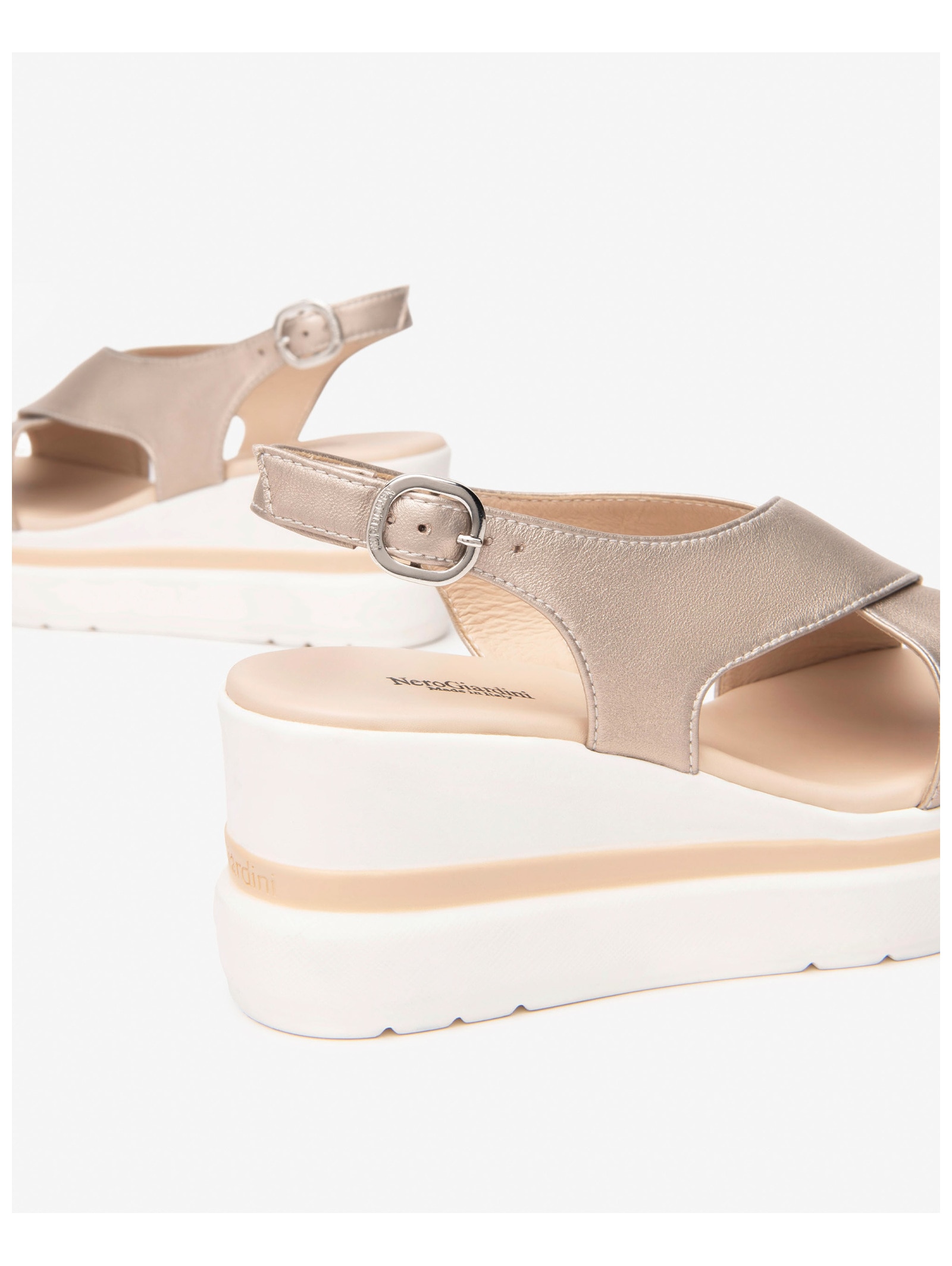 Nero Giardini Keilsandalette »Nero Giardini Sandalen Leder«