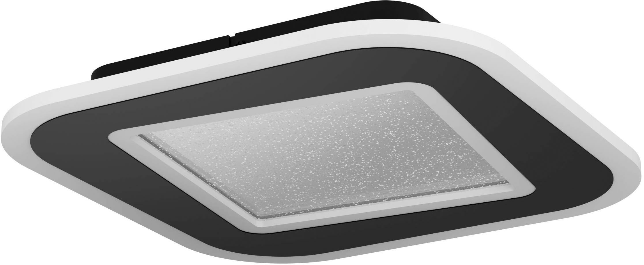 EGLO Deckenleuchte »Macchoni Deckenlampe, Kristall Deckenleuchte mit Fernbe günstig online kaufen