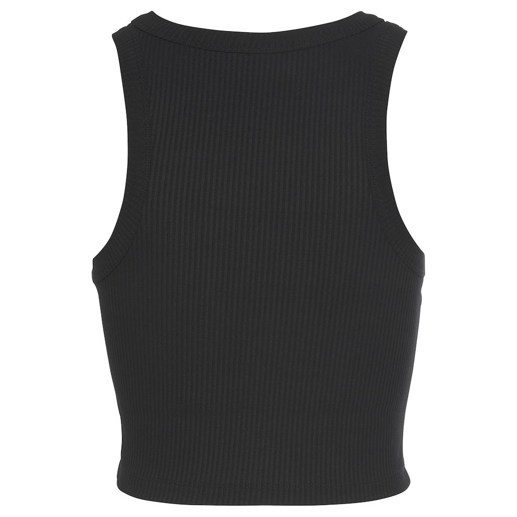 LASCANA Crop-Top, (2er-Pack), aus weicher Rippware