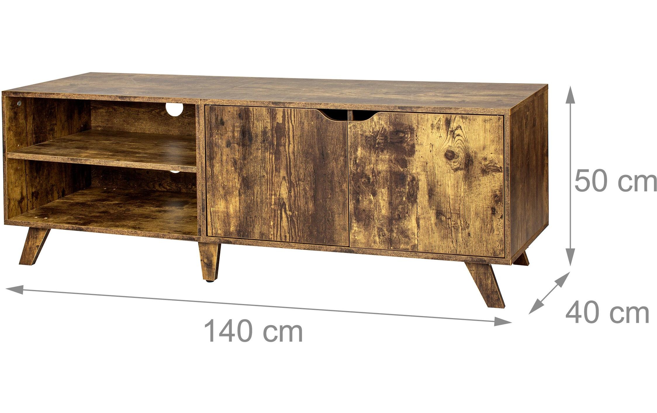 relaxdays TV-Board »Vintage Style 140 cm, 60 Zoll«