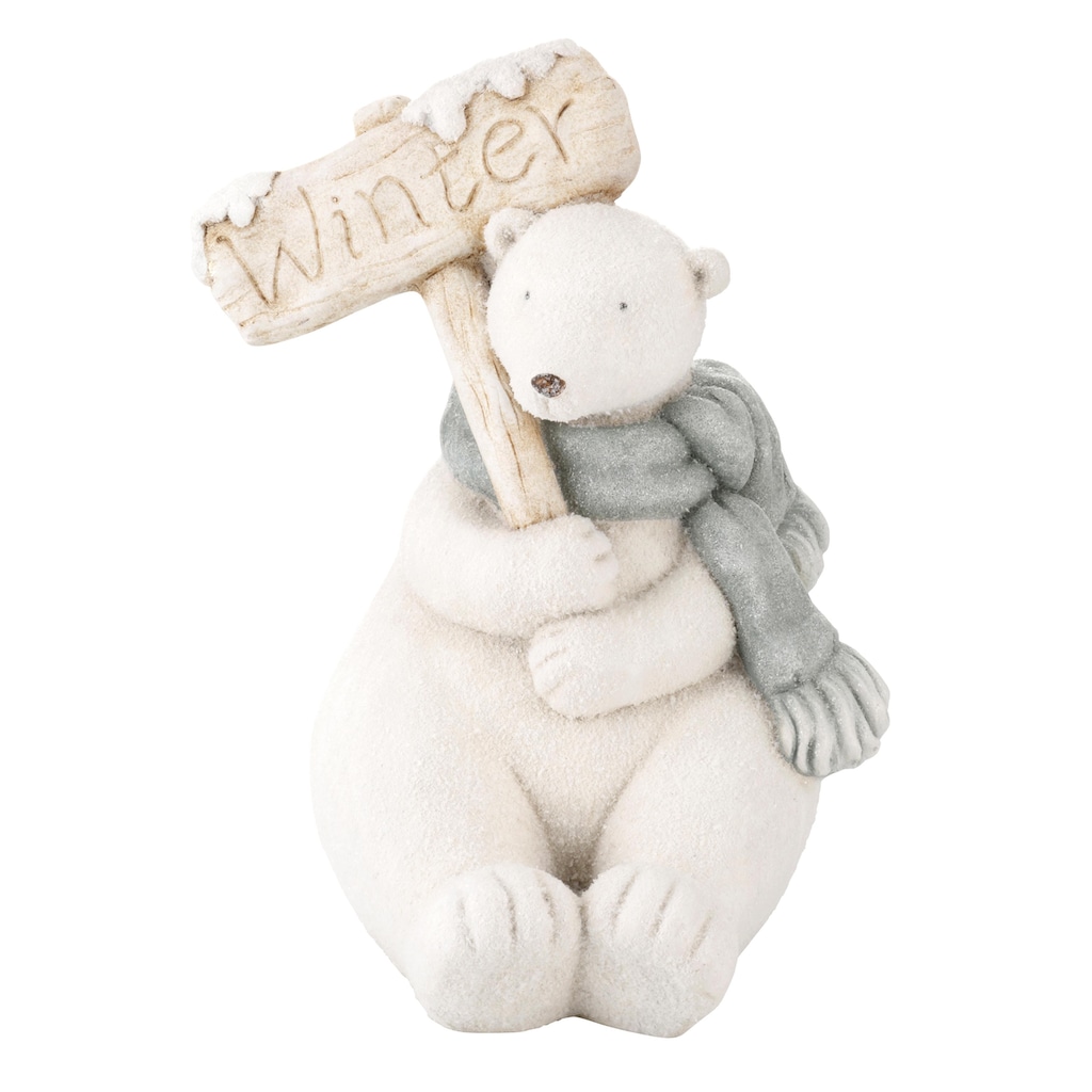 RIFFELMACHER & WEINBERGER Weihnachtsfigur »Eisbär, Weihnachtsdeko aussen«