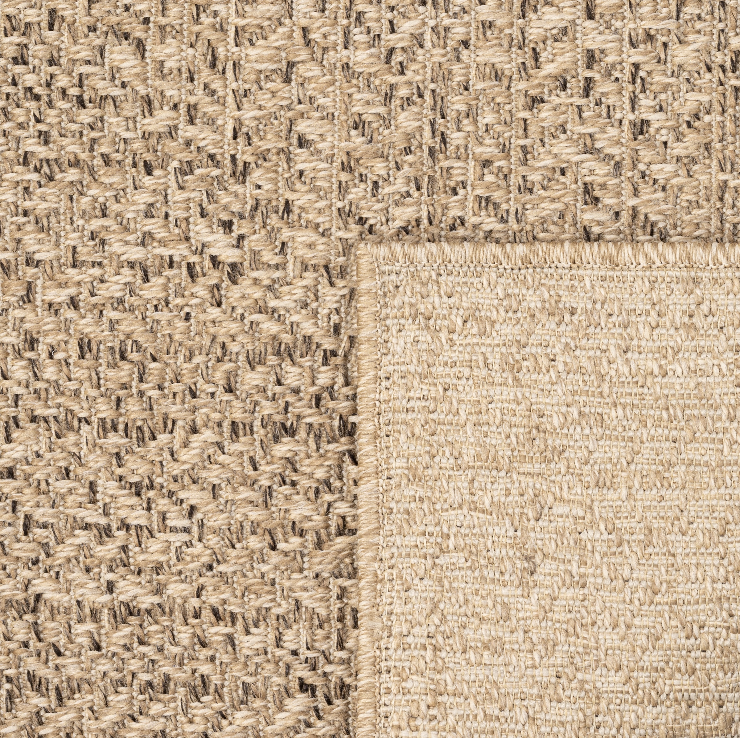 merinos Teppich »Kenzy 2«, 10 mm Höhe, robuster In- und Outdoor Teppich im natürlichen Jute-Look, wetterfest