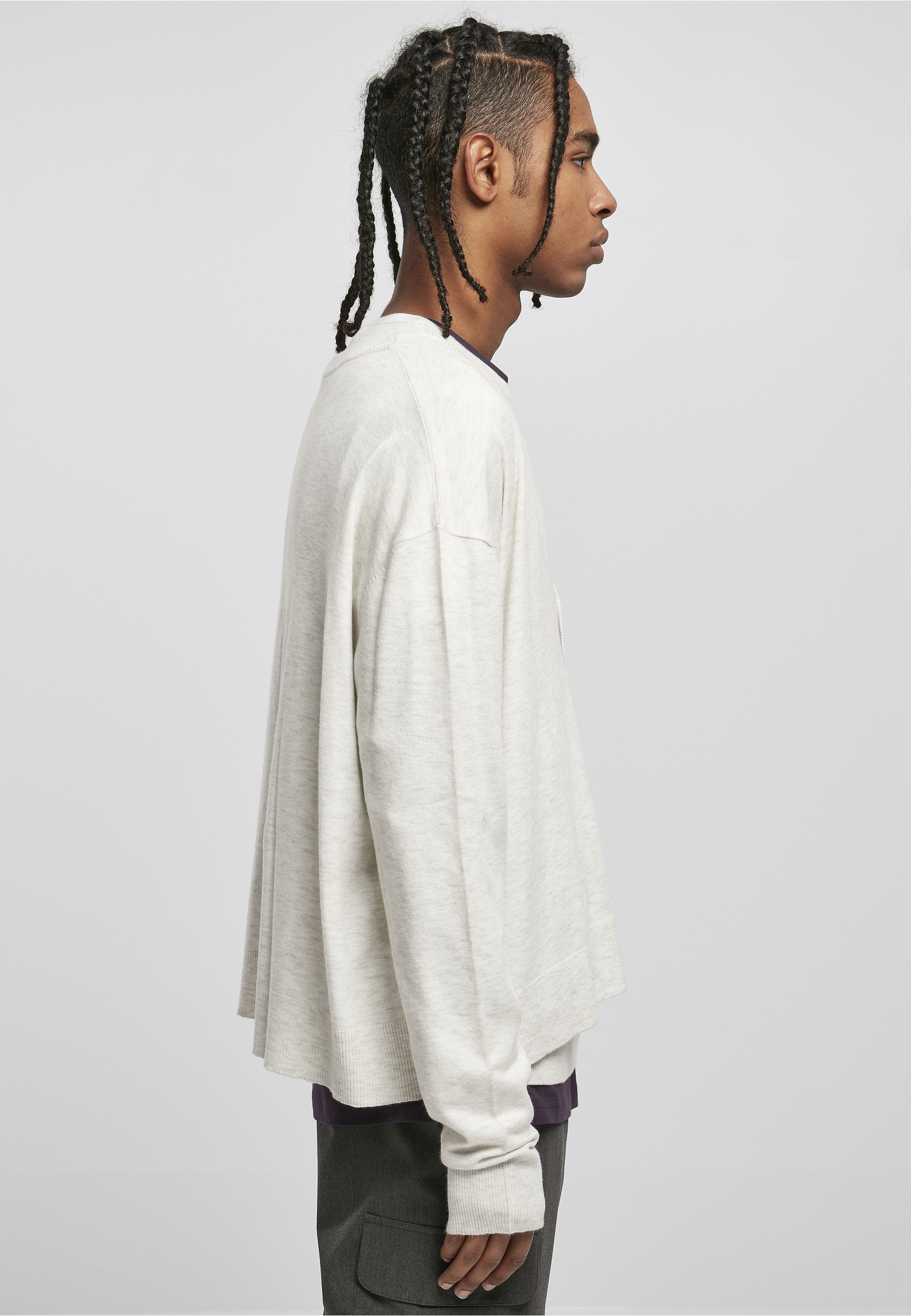 URBAN CLASSICS Strickjacke »Urban Classics Herren Eco Mix Boxy Cardigan« 1 Stk.