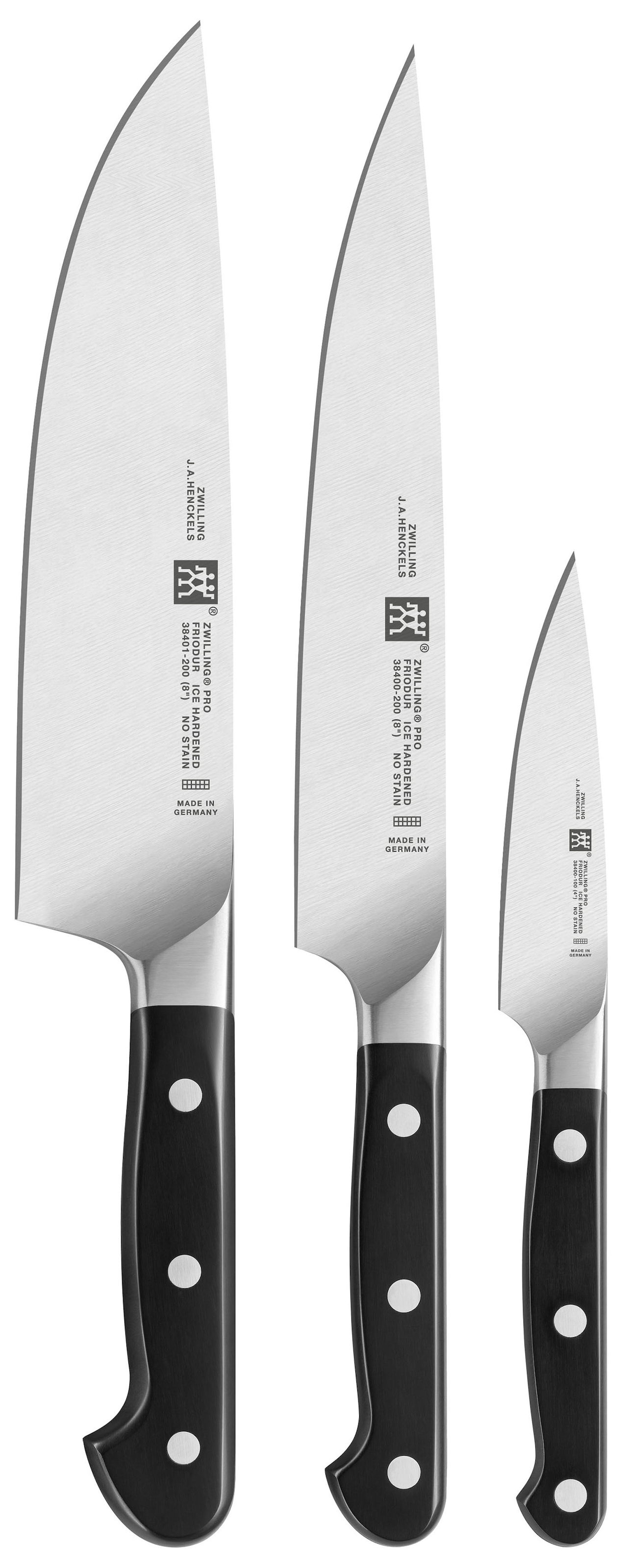 Zwilling Messer-Set »Pro« Edelstahl 18/10, aus einem Stück geschmiedet günstig online kaufen