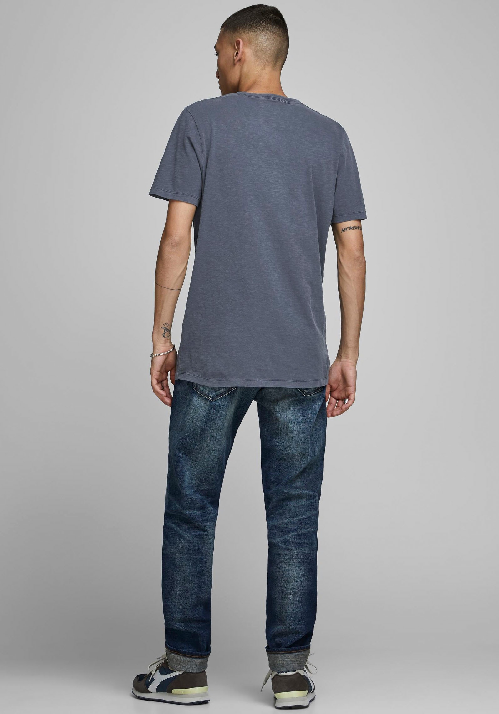 Jack & Jones T-Shirt »SPLIT NECK TEE«