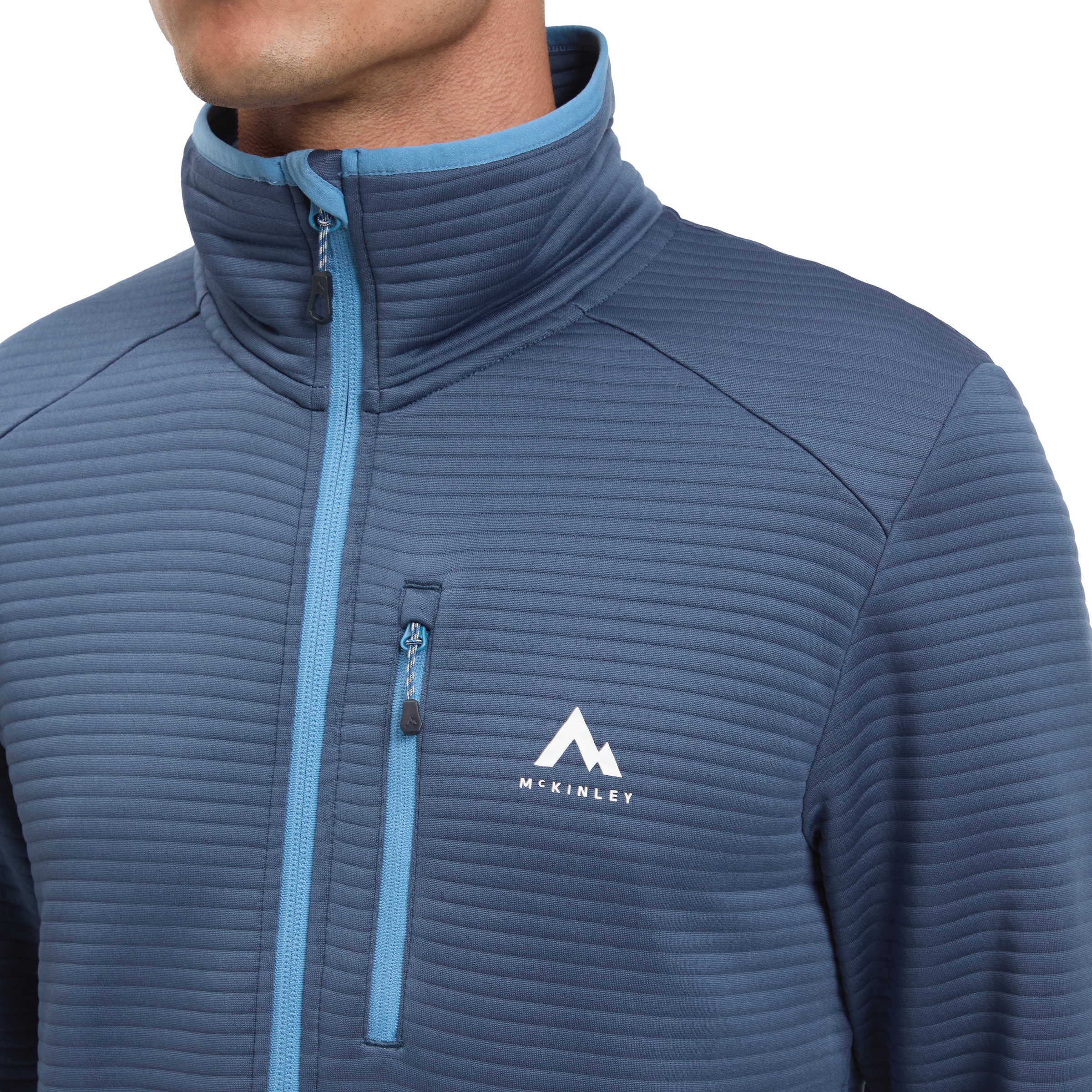 McKINLEY Fleecejacke »HE.-UNTERJACKE AAMI M« mit 3D-Struktur, schnelltrocknendes Material, atmungsaktiv