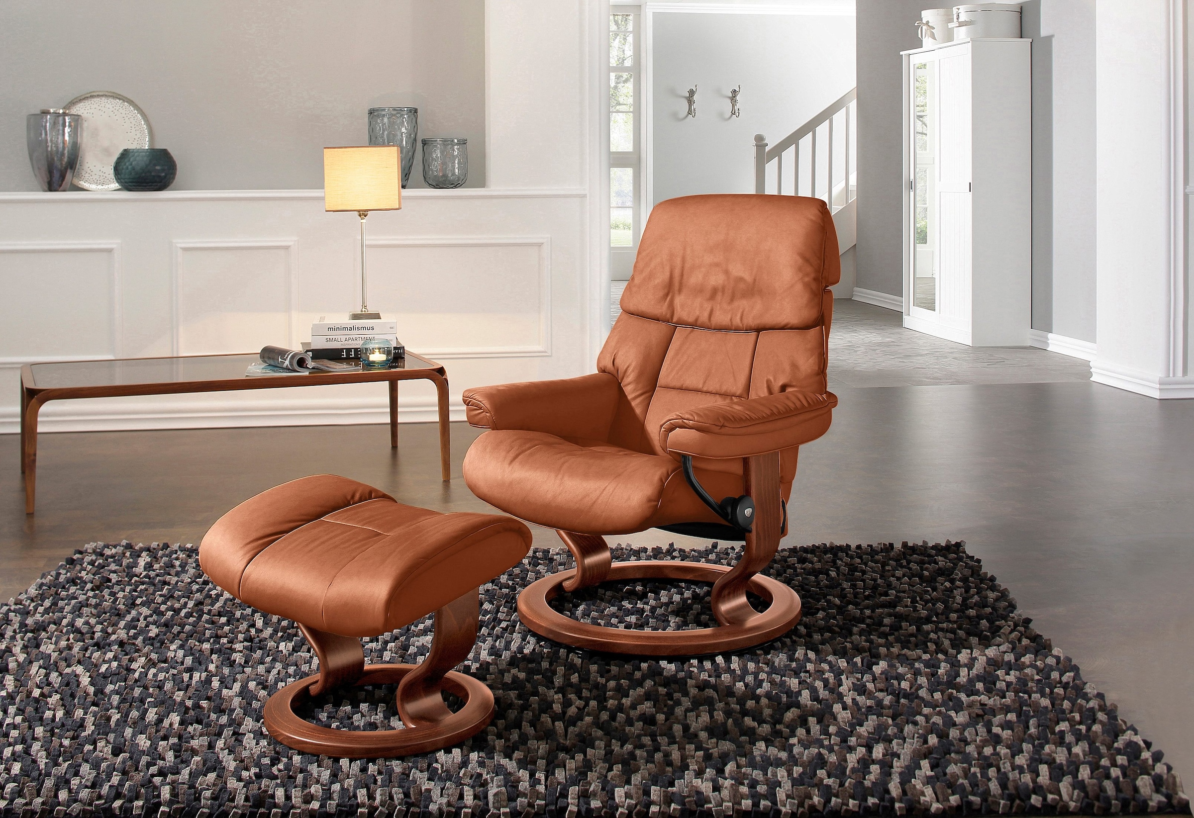 Stressless® Relaxsessel »Ruby«, (Set, Relaxsessel mit Hocker), mit Classic günstig online kaufen
