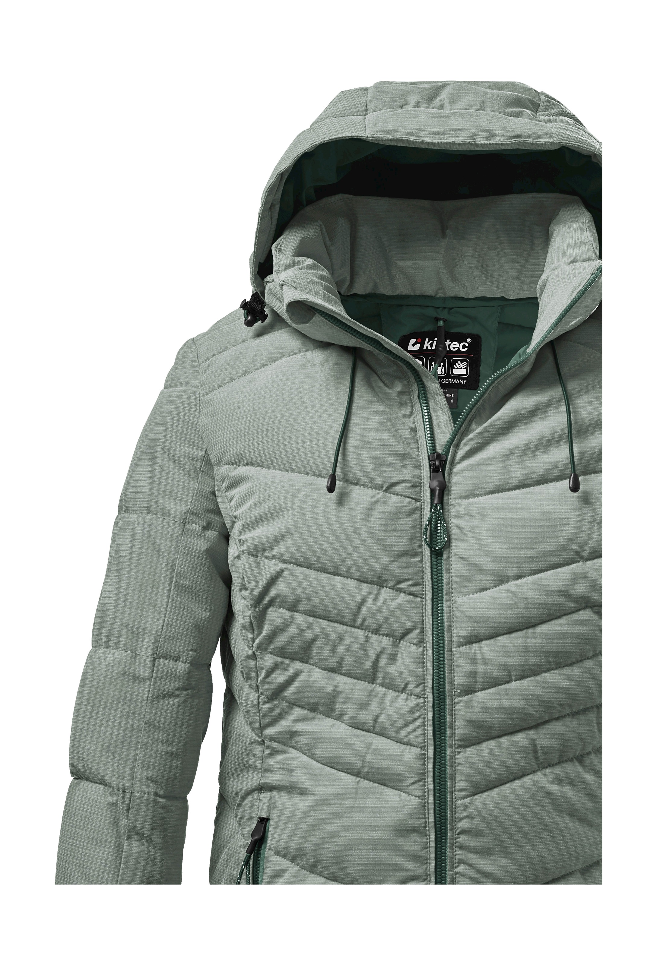 Killtec Steppjacke »KOW 149 WMN QLTD JCKT«, Wasser- und windabweisend, atmungsaktiv, abnehmbare Kapuze