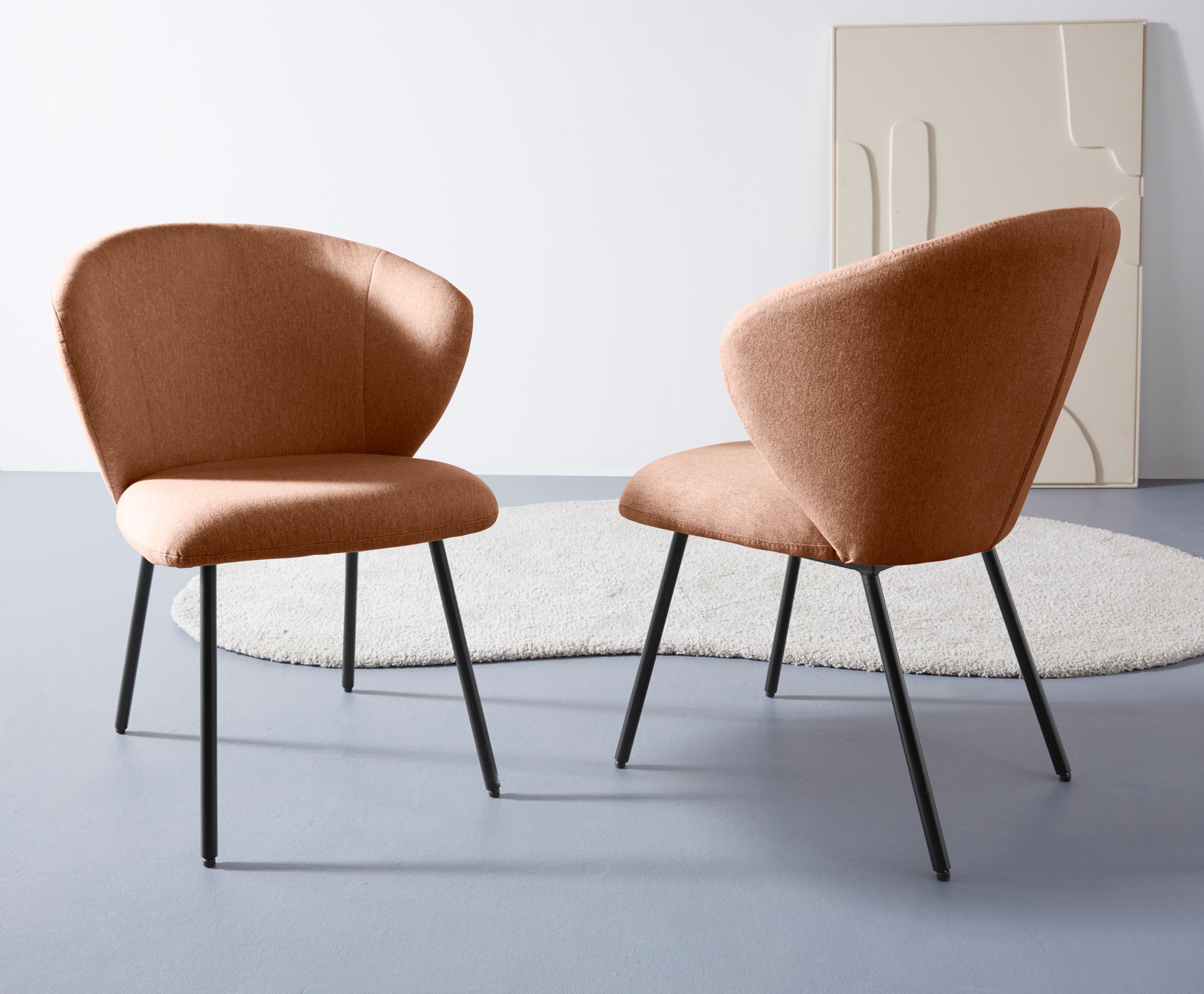 LeGer Home by Lena Gercke Esszimmerstuhl »Galilea« (Set) 2 Stk. Struktur mi günstig online kaufen