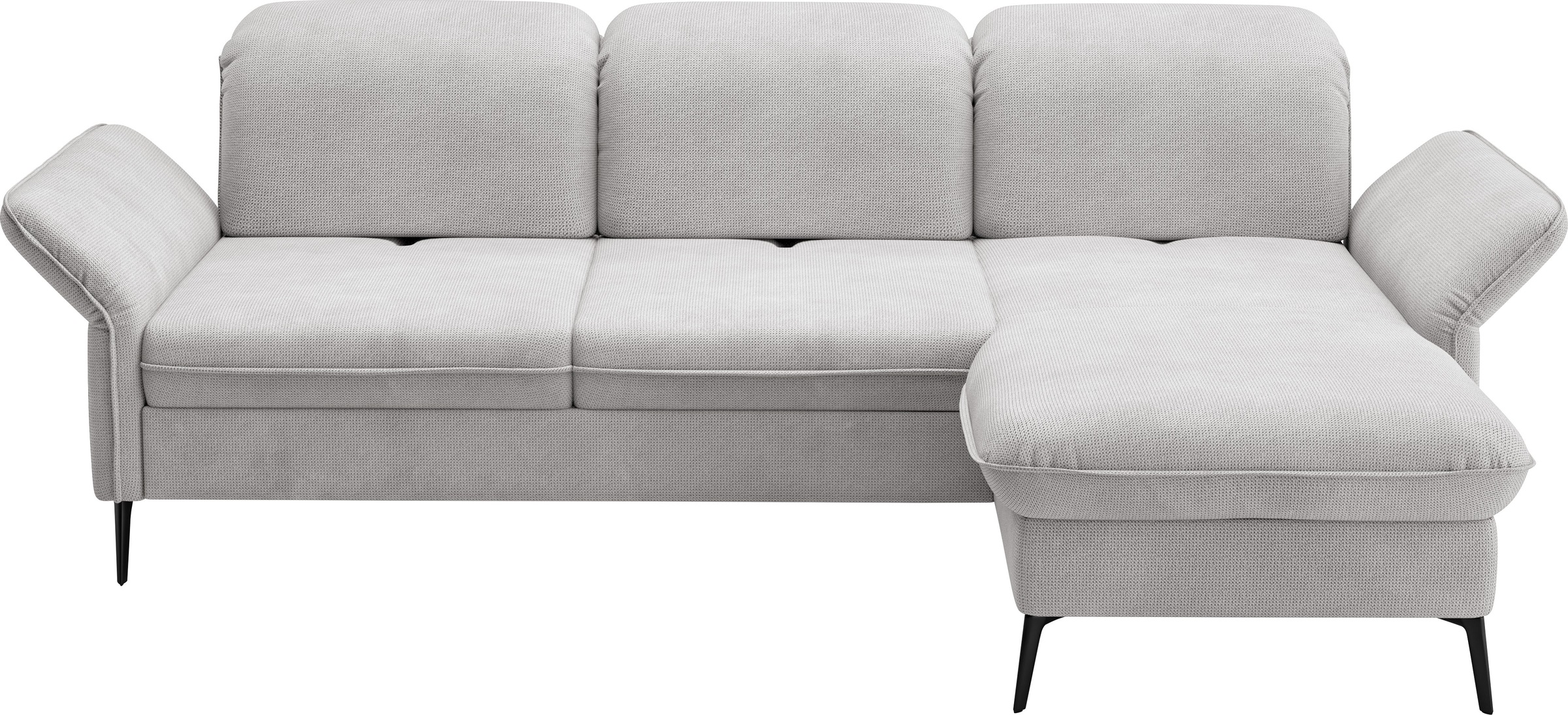 sit&more Ecksofa »Emely, inkl. Sitztiefenverstellung«, wahlweise mit Bettfunktion,Bettkasten,Kopf- & Armteilverstellung