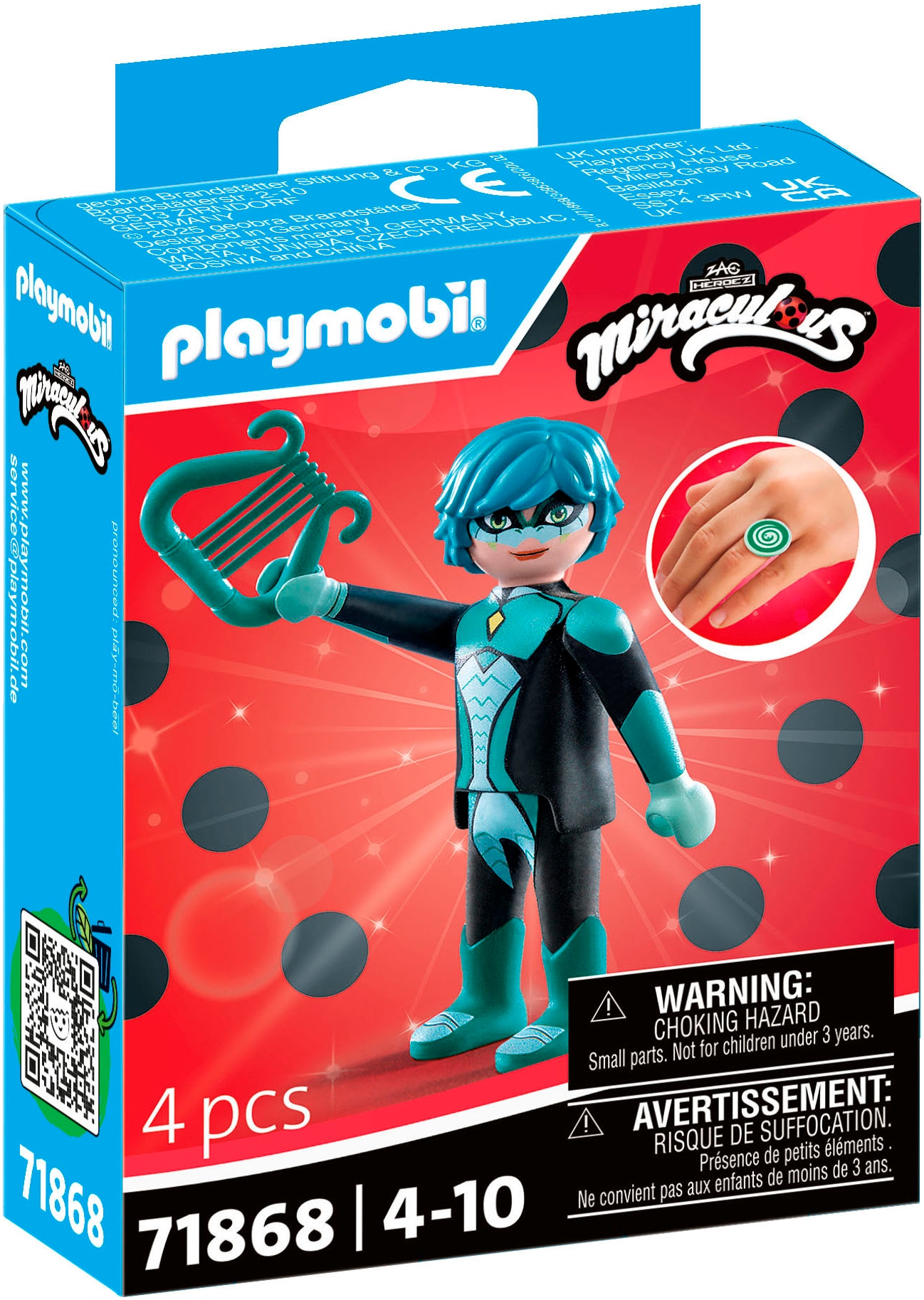 Playmobil® Konstruktions-Spielset »Miraculous: Viperion (71868)«, (4 St.), Made in Europe