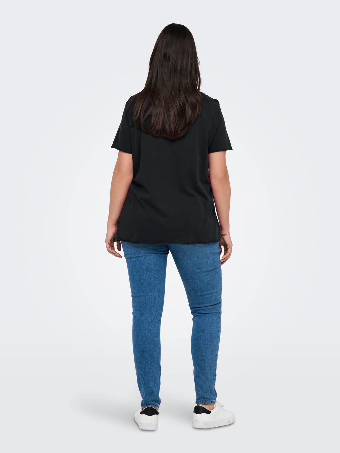 ONLY CARMAKOMA Kurzarmshirt »CARMIKO LIFE WASHED SS REG TEE JRS«
