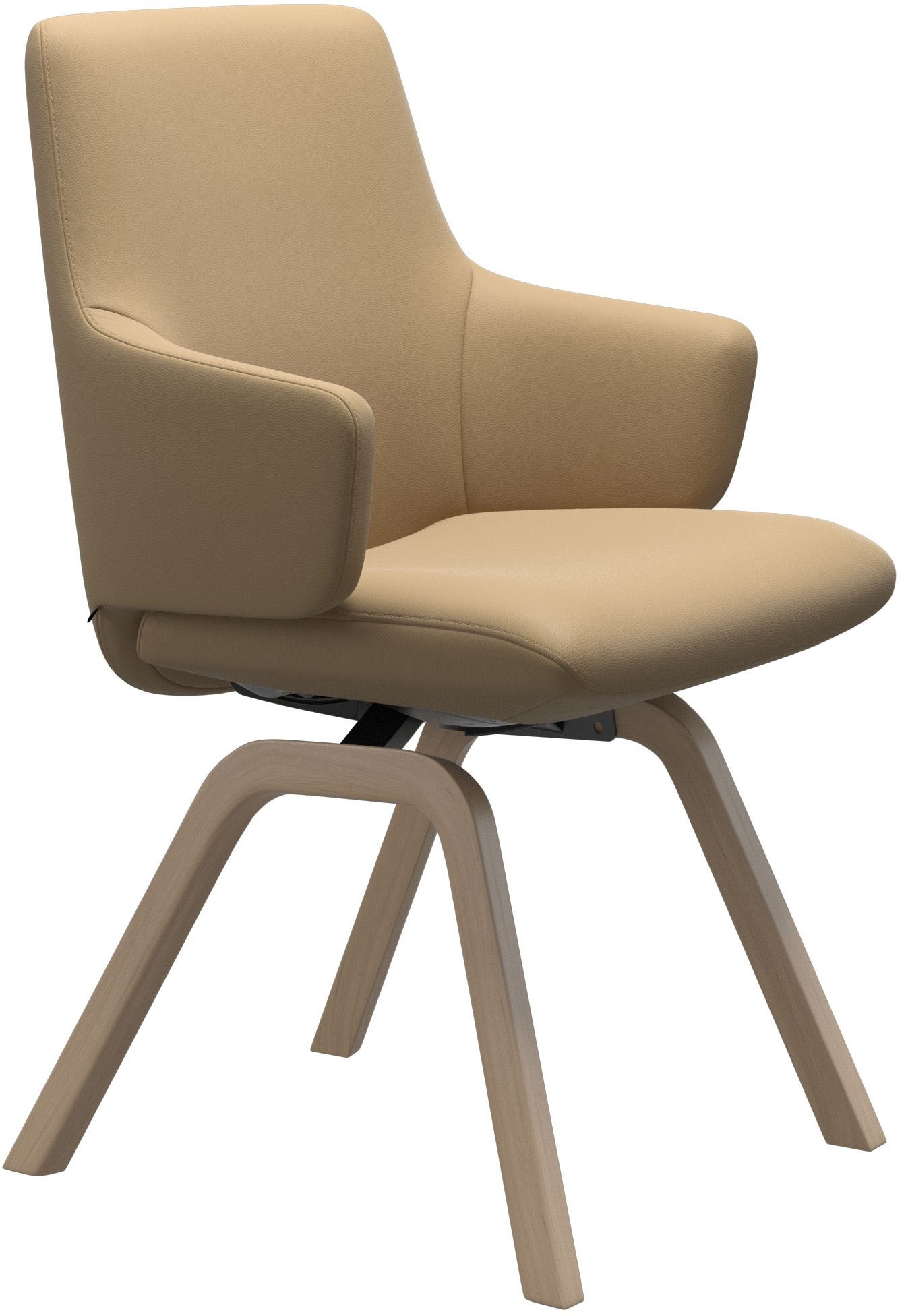 Stressless® Polsterstuhl »Laurel«, Leder PALOMA, Low Back mit Armlehne, Größe L, mit schräggestellten Beinen in Walnuss