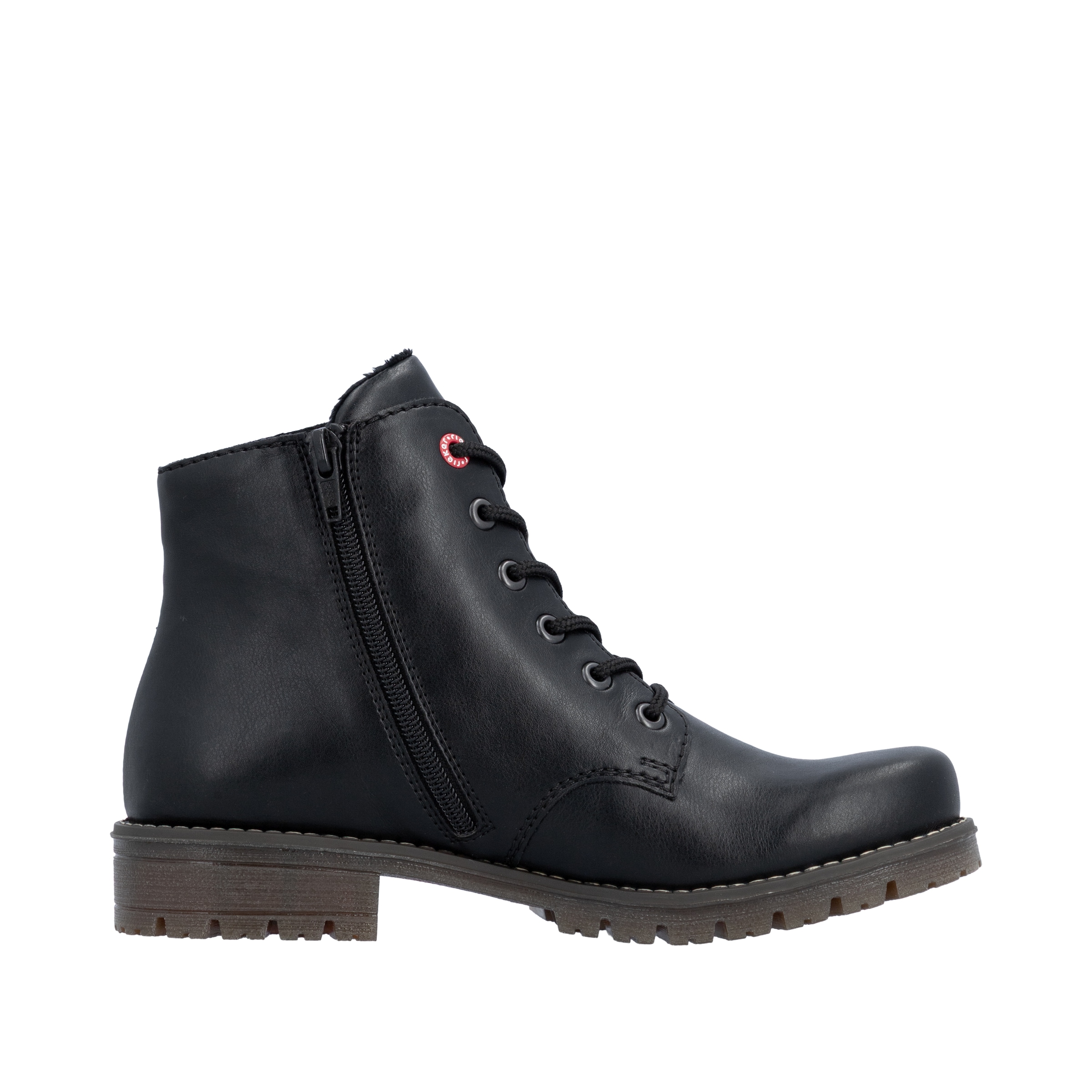 Rieker Schnürstiefelette  Ankleboots, Schnürboots, Klassik-Stiefelette mit Logoprägung