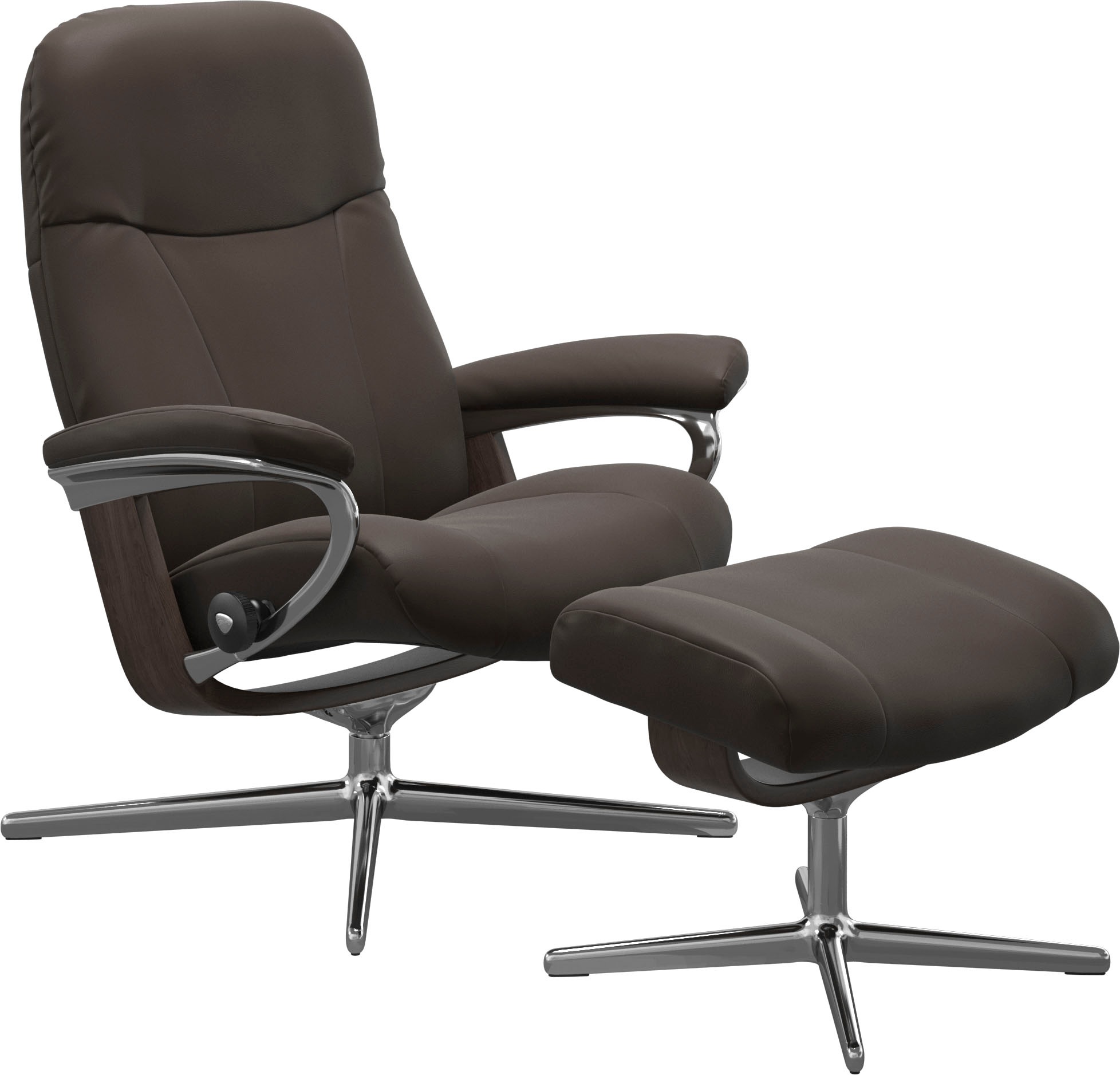 Stressless® Relaxsessel »Garda«, mit Cross Base, Größe M & L, Holzakzent We günstig online kaufen