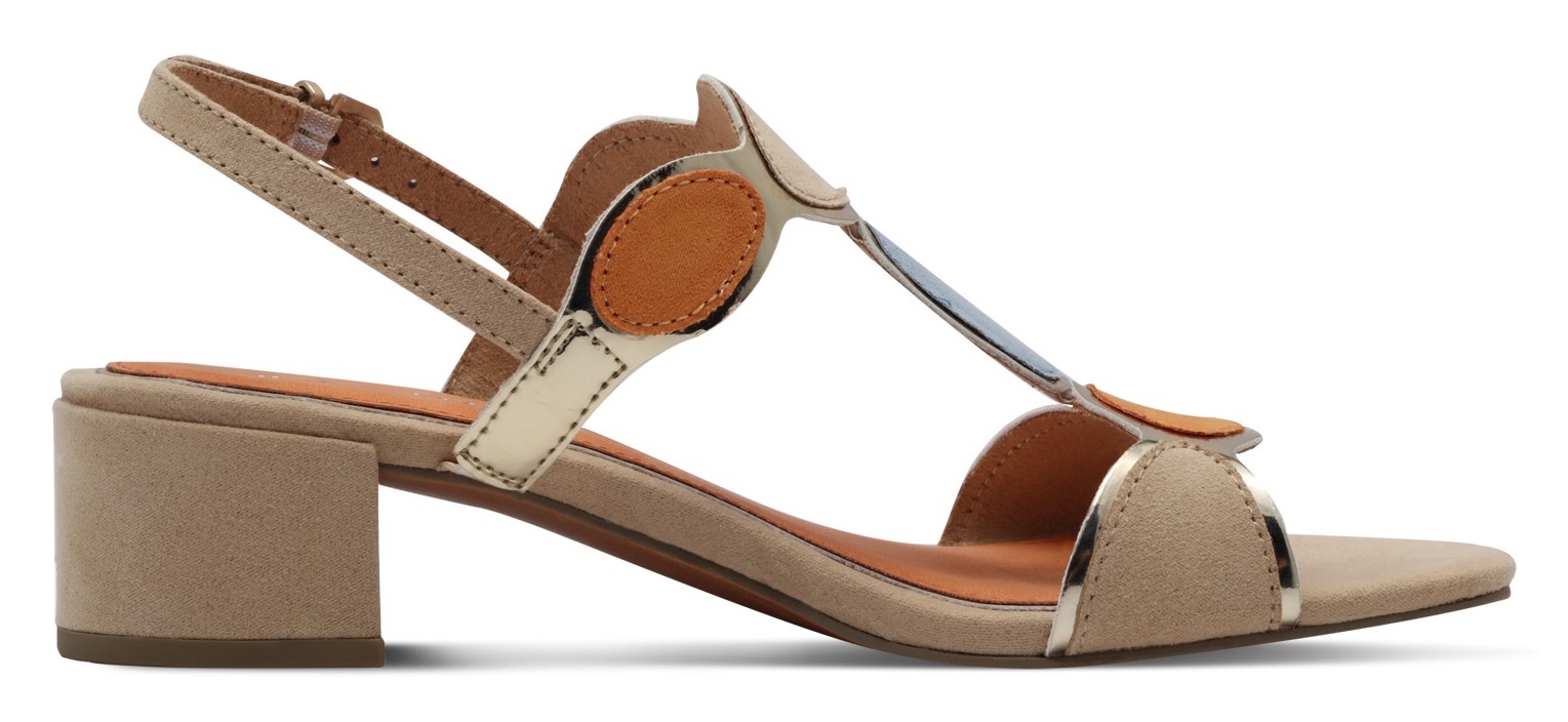 MARCO TOZZI Sandalette  , Blockabsatz, Sommerschuh, Riemchensandale mit verstellbarer Schnalle