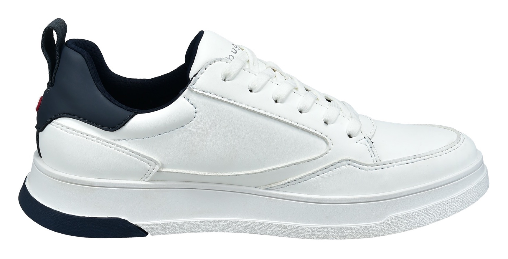 bugatti Keilsneaker  , Freizeitschuh, Halbschuh, Schnürer mit Kontrastbesatz