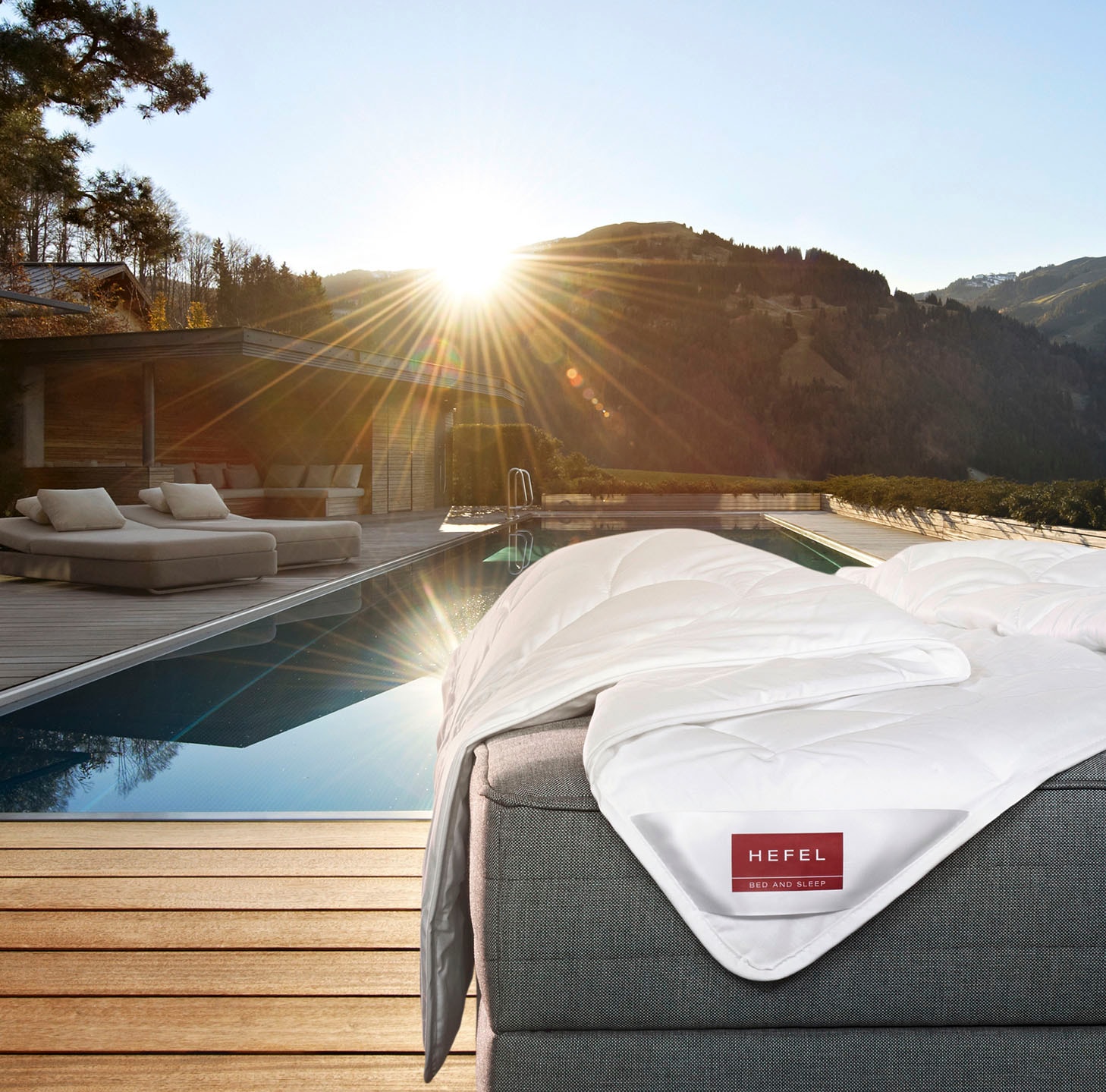 Hefel 4-Jahreszeitenbett »Edition 101, Bettdecke für Sommer und Winter«, 4-Jahreszeiten, Füllung 100% Naturfaser TENCEL™, Bezug Baumwolle, (1 St.), Bettdecke in 135x200 cm, 155x220 cm und weiteren Größen